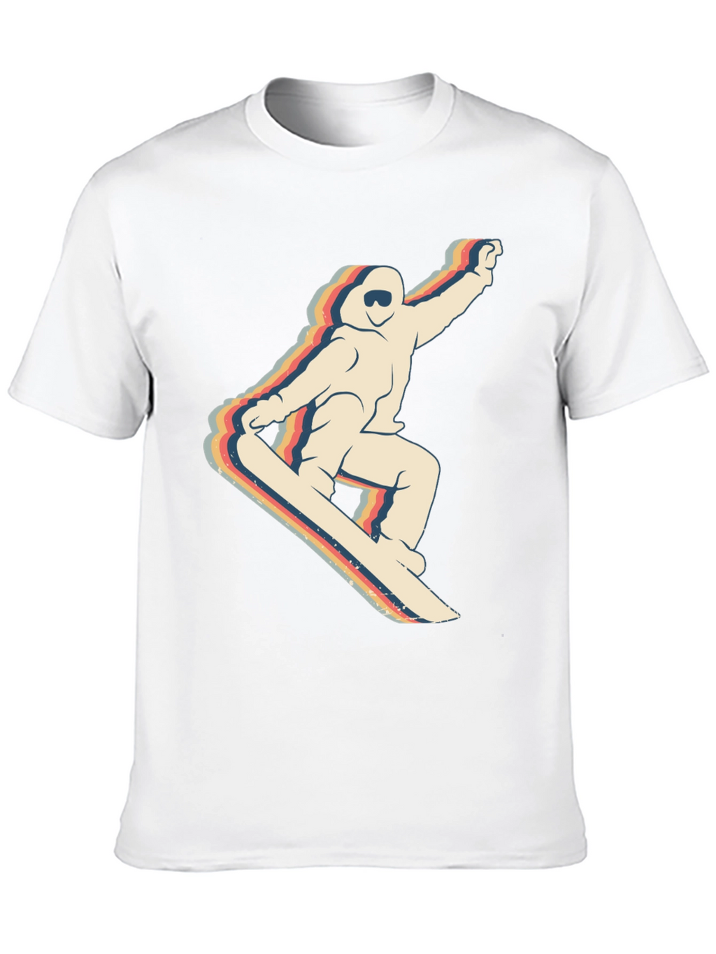 Retro Snowboarder Graphic T-Shirt