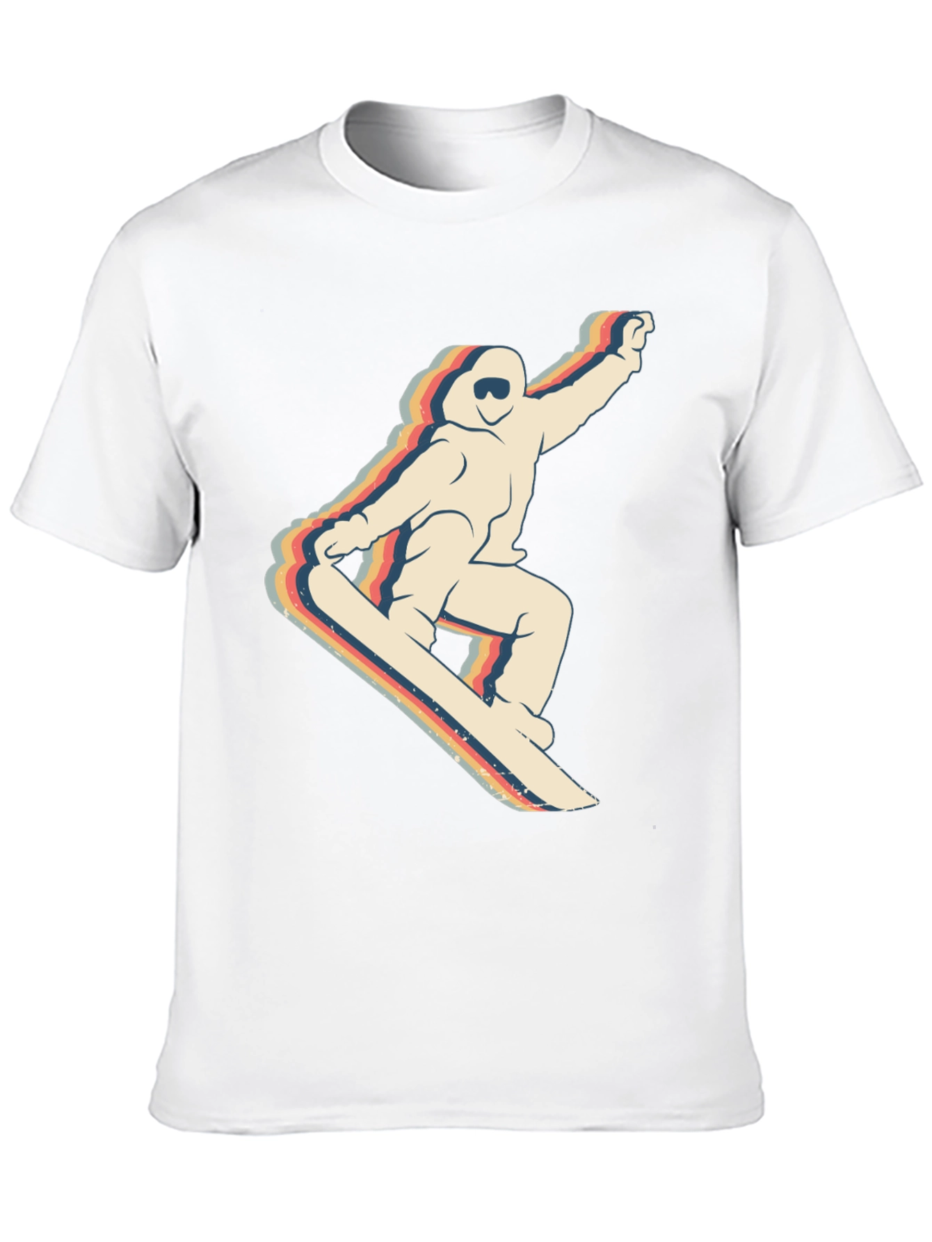 Retro Snowboarder Graphic T-Shirt