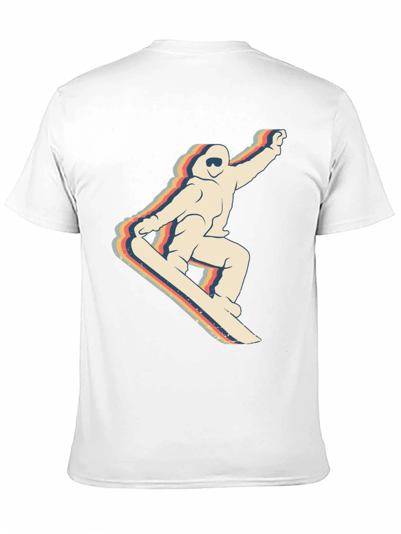 Retro Snowboarder Graphic T-Shirt
