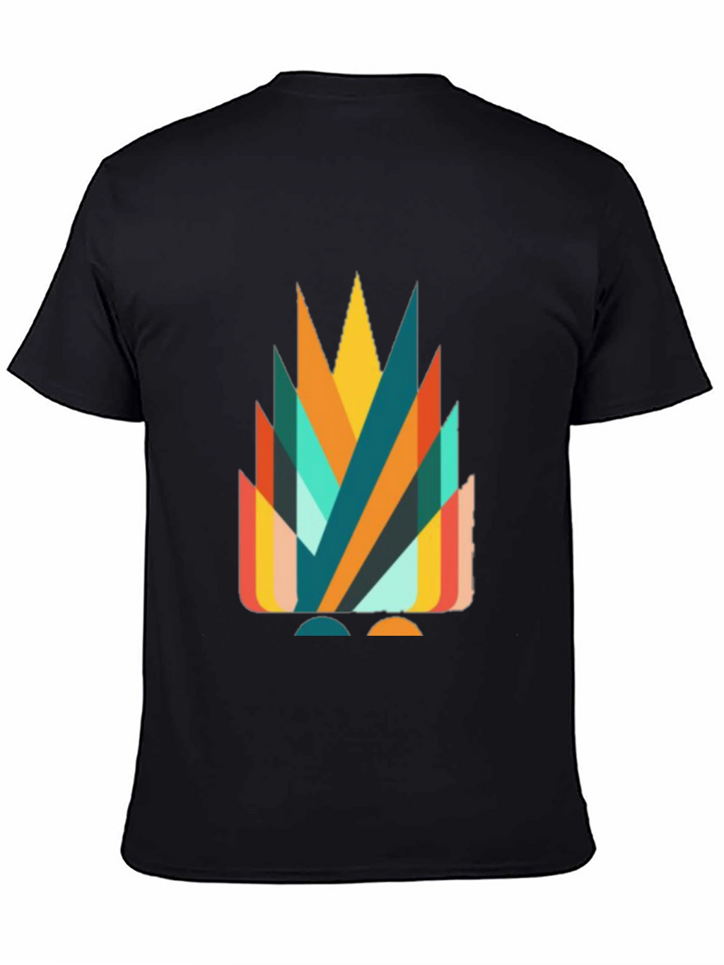 Geometric Abstract Graphic Tee - Stylish Casual Wear