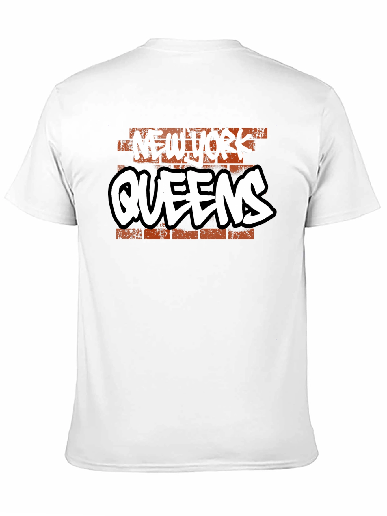 New York Queens Graphic Tee - Black