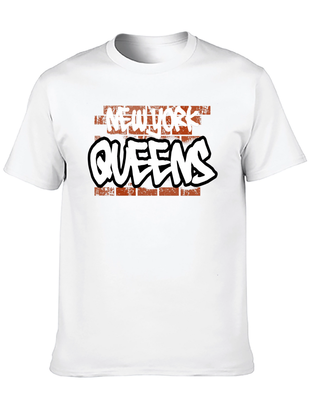 New York Queens Graphic Tee - Black