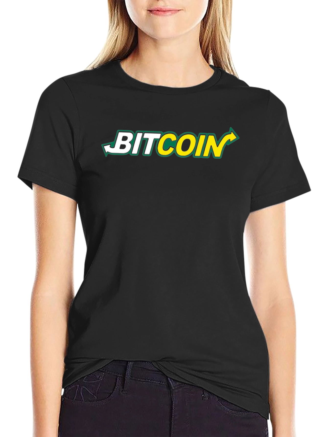 Bitcoin Subway Style T-Shirt - Crypto Fan Apparel