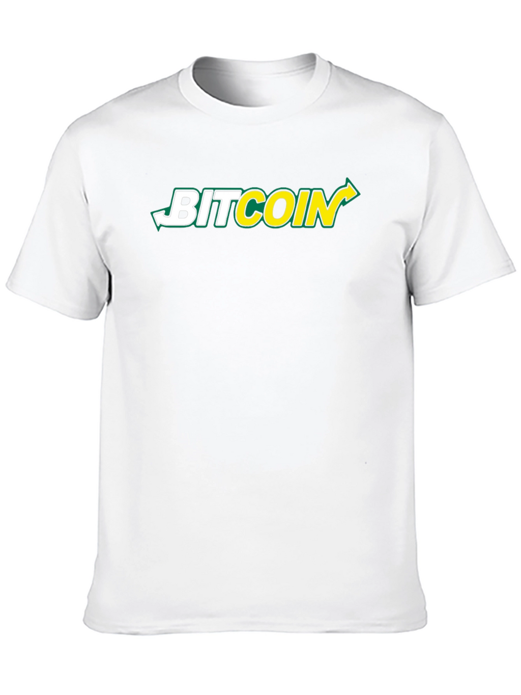 Bitcoin Subway Style T-Shirt - Crypto Fan Apparel