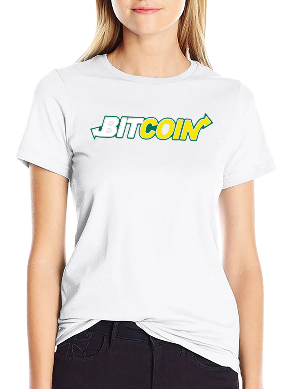 Bitcoin Subway Style T-Shirt - Crypto Fan Apparel