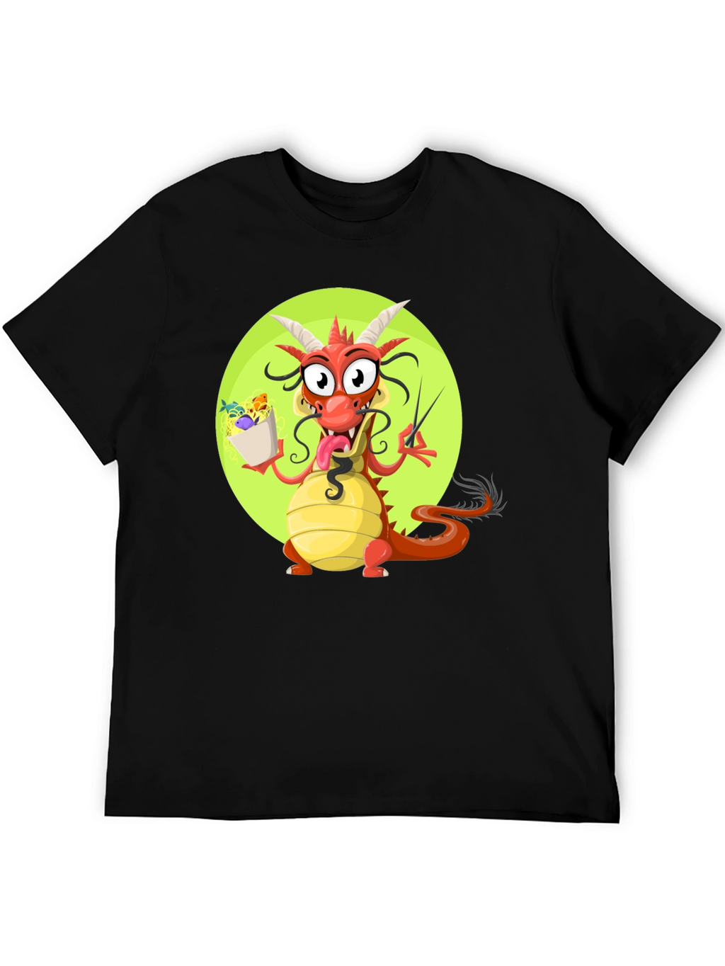 Funny Dragon Ramen T-Shirt