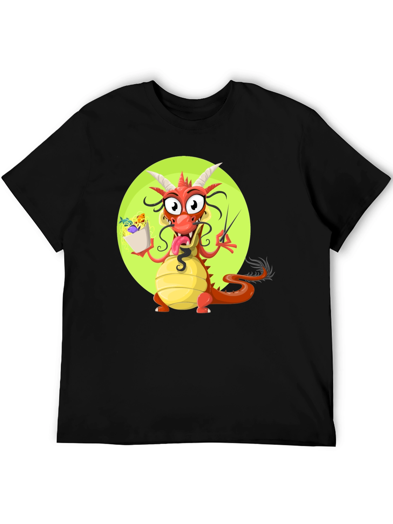 Funny Dragon Ramen T-Shirt