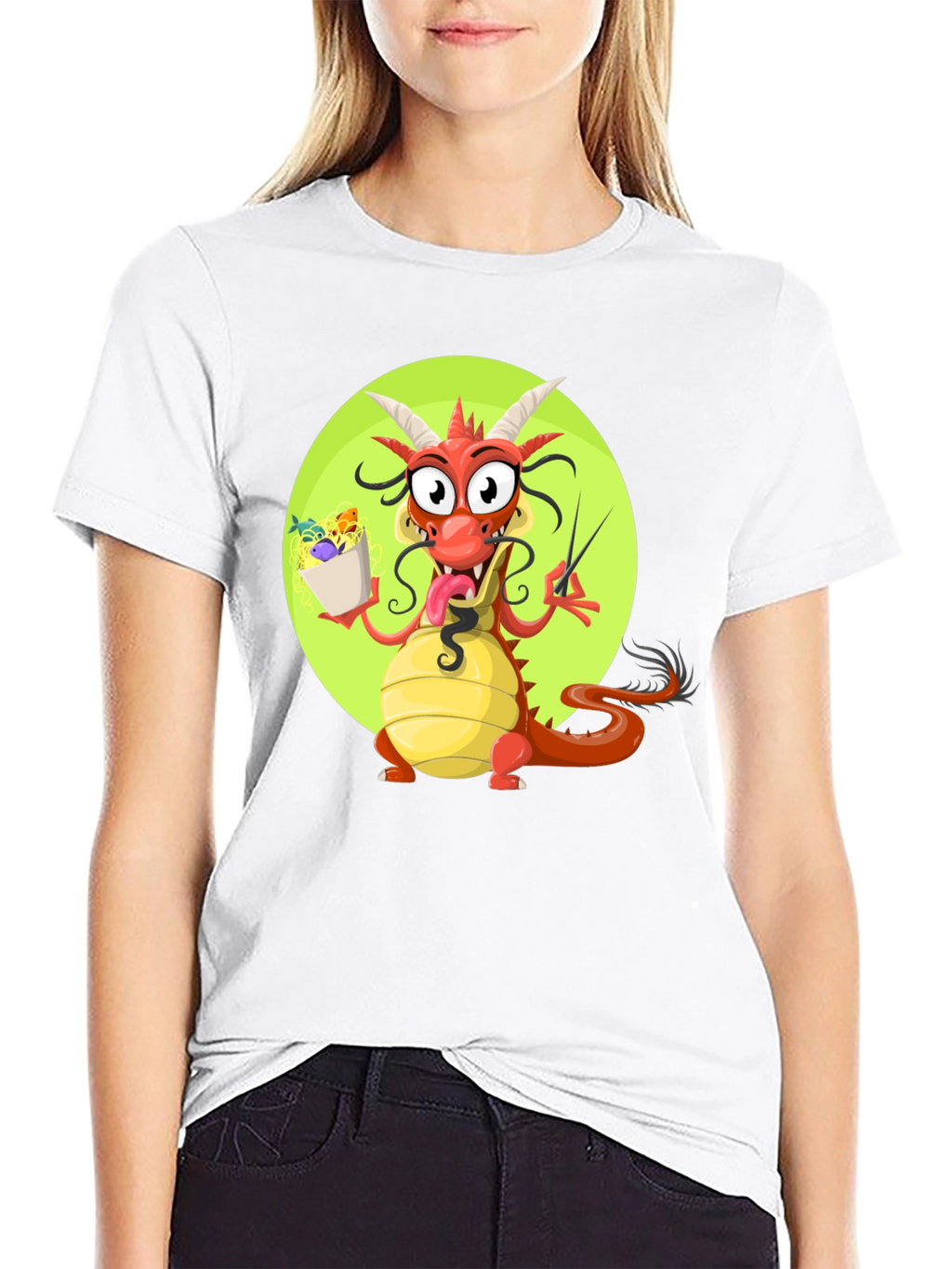Funny Dragon Ramen T-Shirt