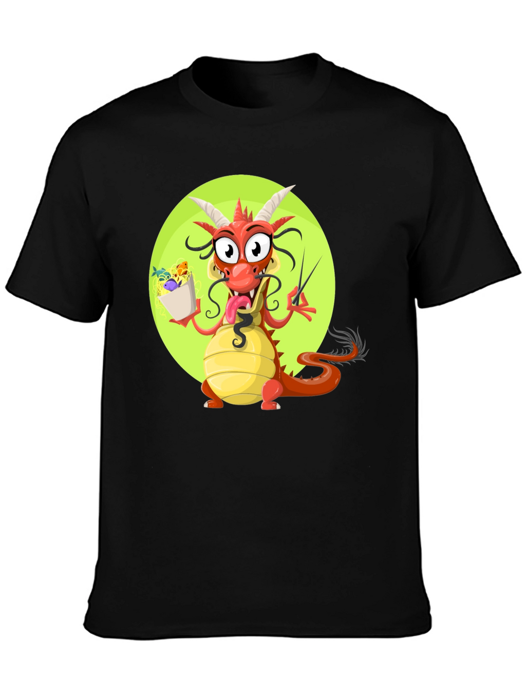 Funny Dragon Ramen T-Shirt