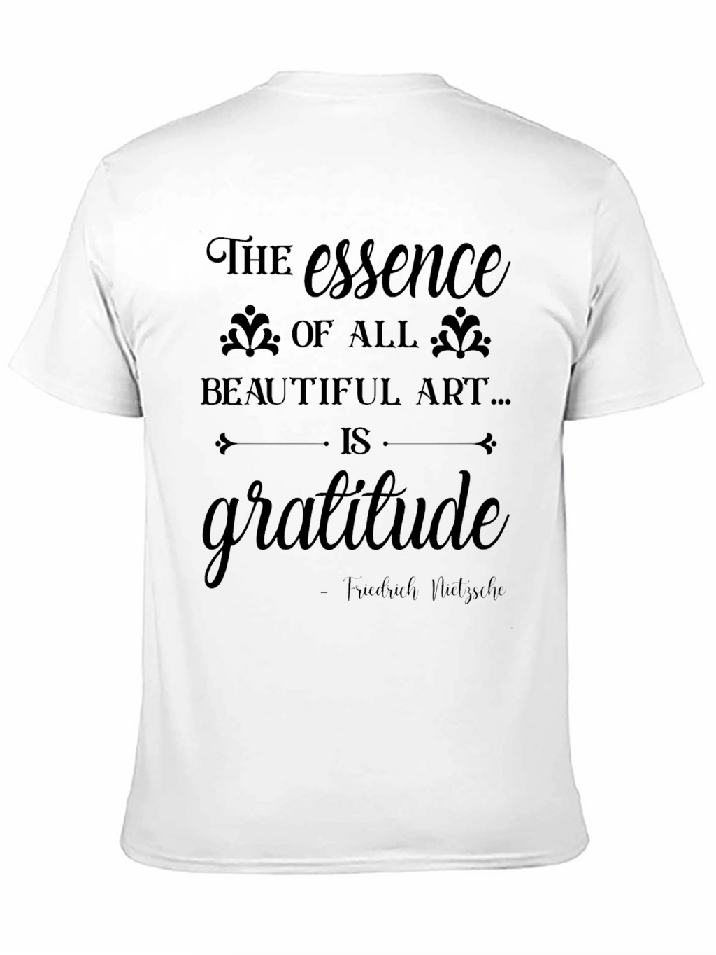 Gratitude Art T-Shirt - Inspirational Design