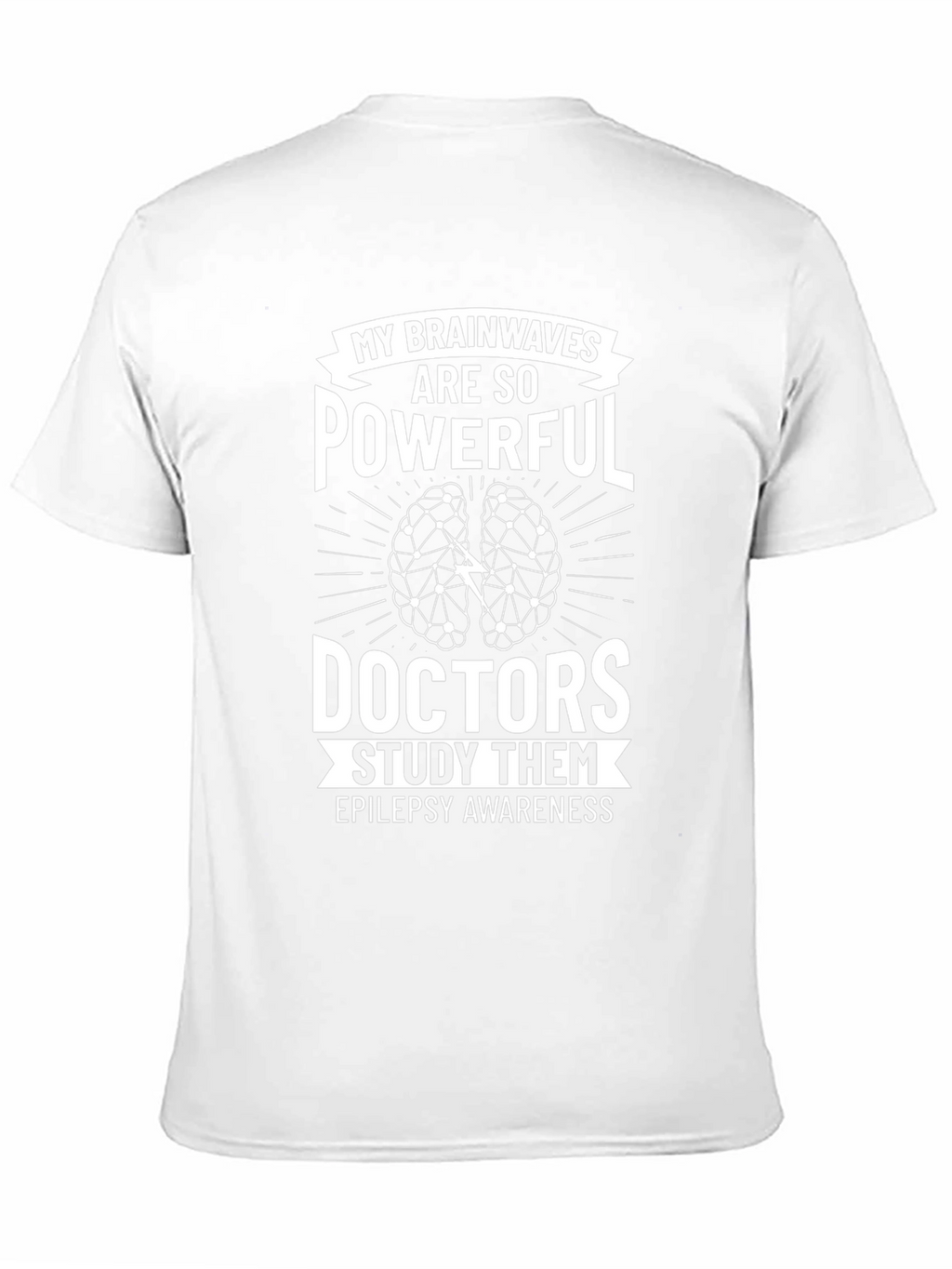 Epilepsy Awareness Brainwaves Powerful Doctors Study T-Shirt