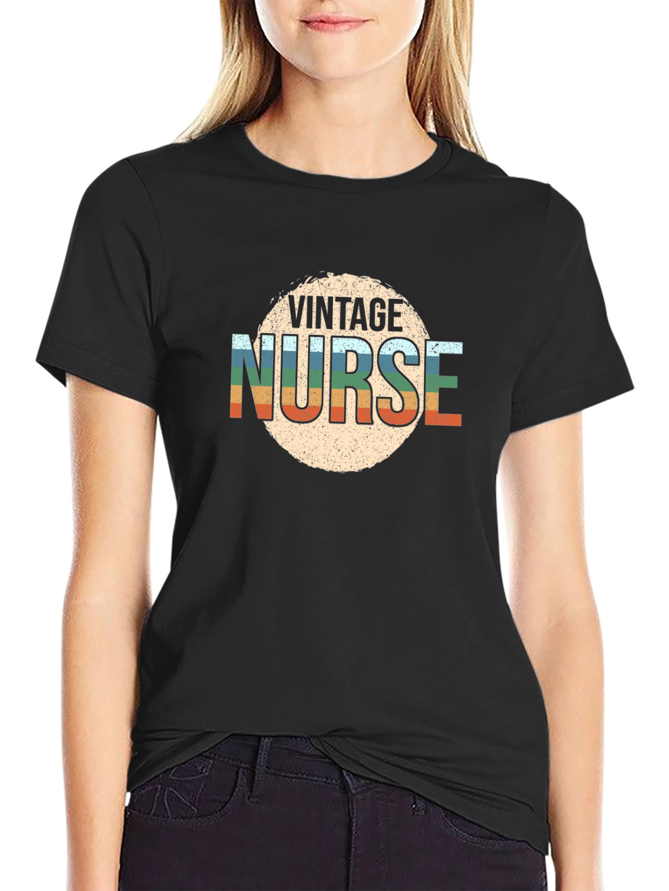 Vintage Nurse T-Shirt - Retro Style Design