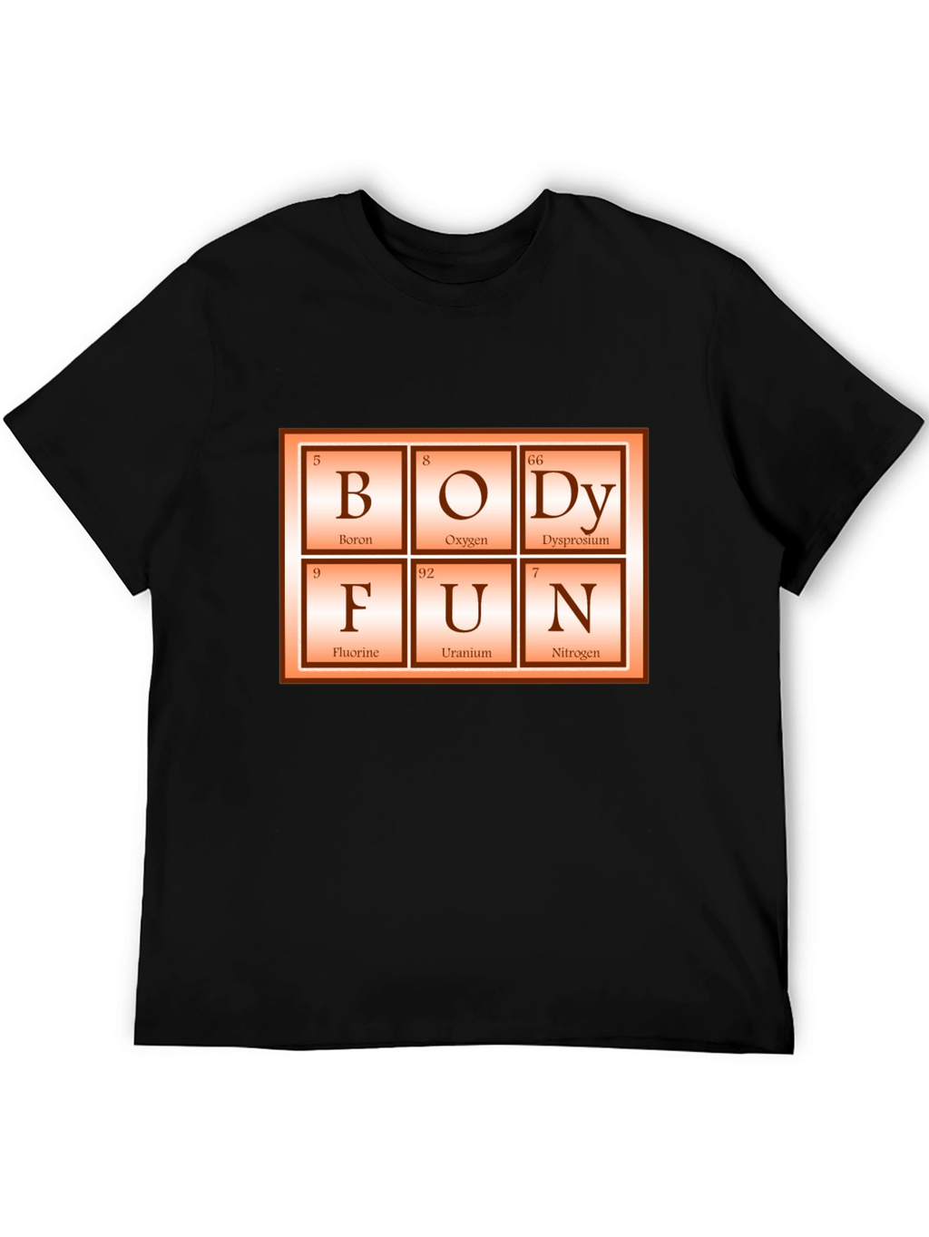 Periodic Table Body Fun Graphic Tee