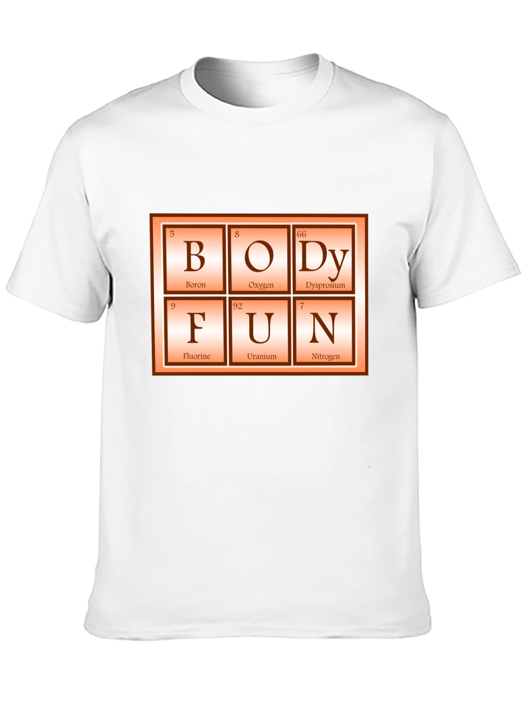 Periodic Table Body Fun Graphic Tee