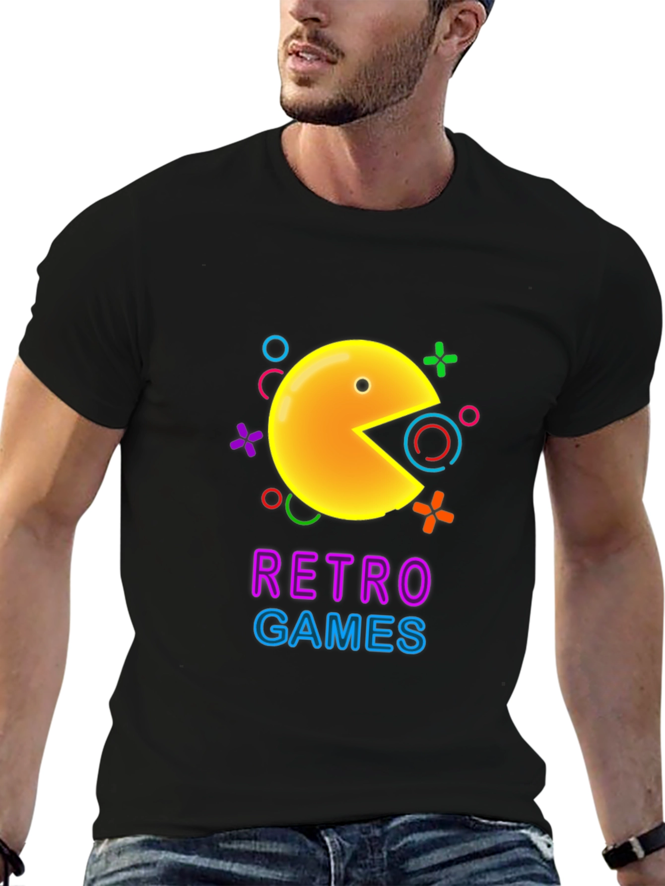 Retro Games Pac-Man Graphic T-Shirt
