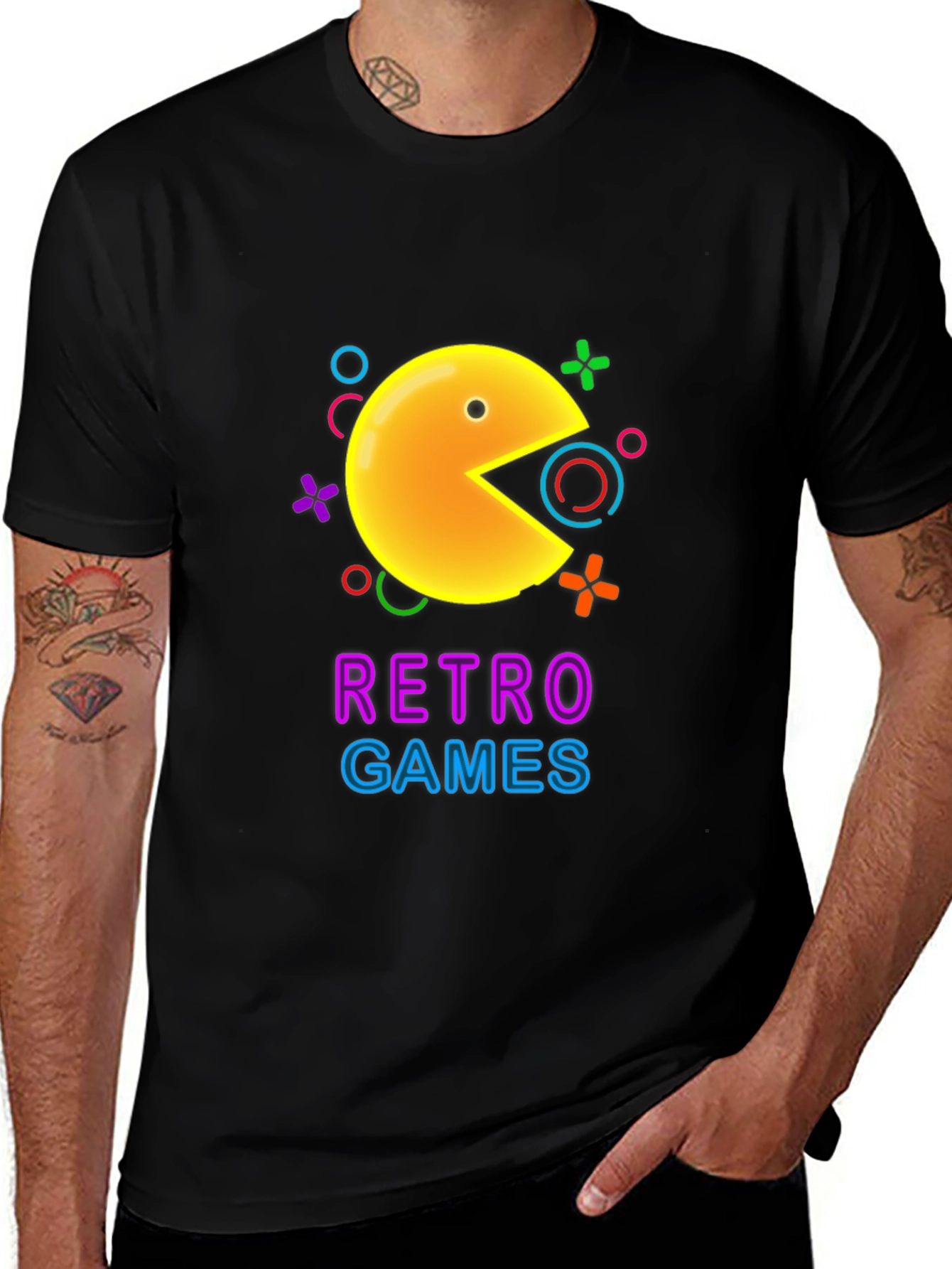 Retro Games Pac-Man Graphic T-Shirt