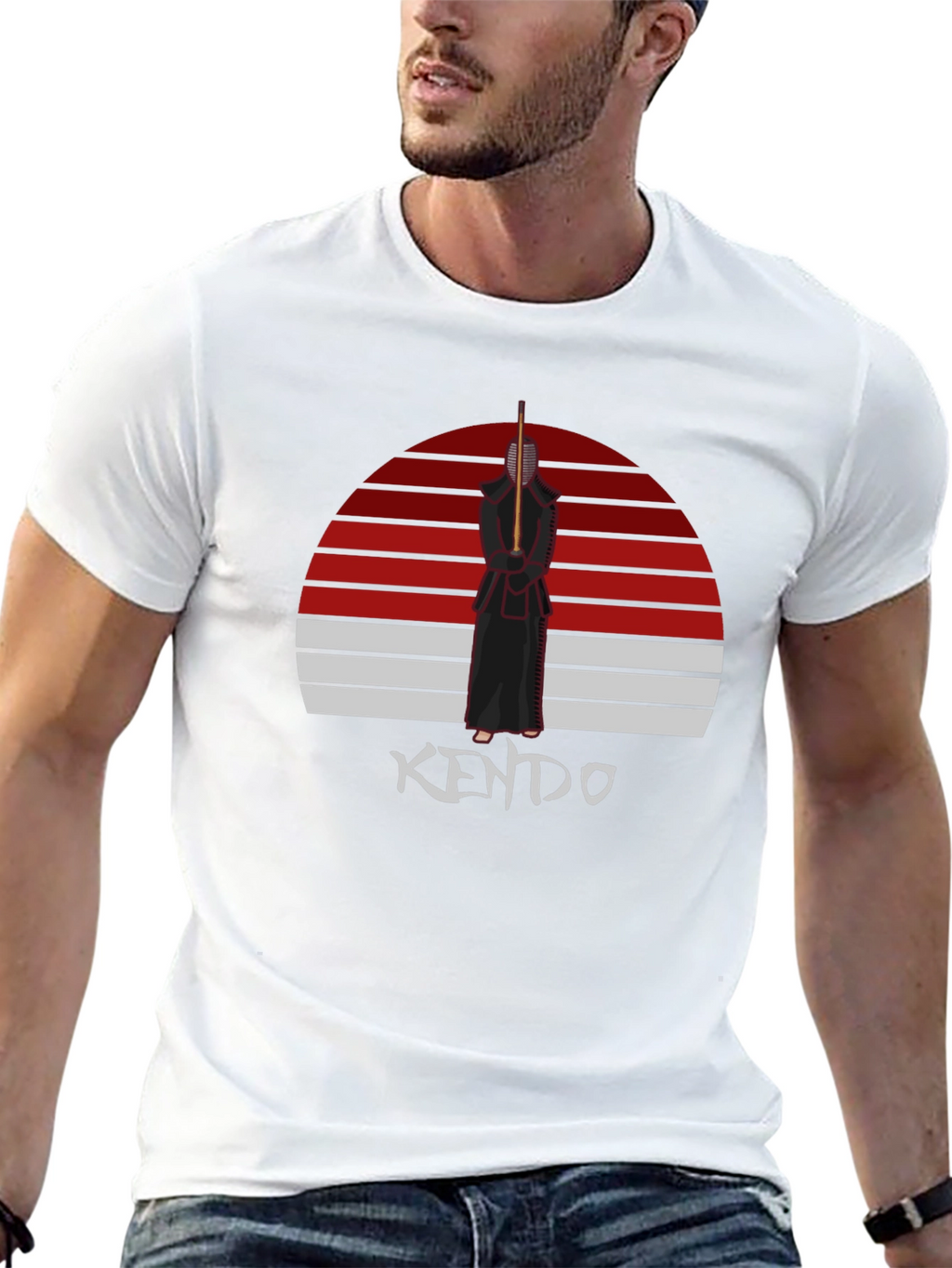 Kendo Sunset T-Shirt - Martial Arts Style