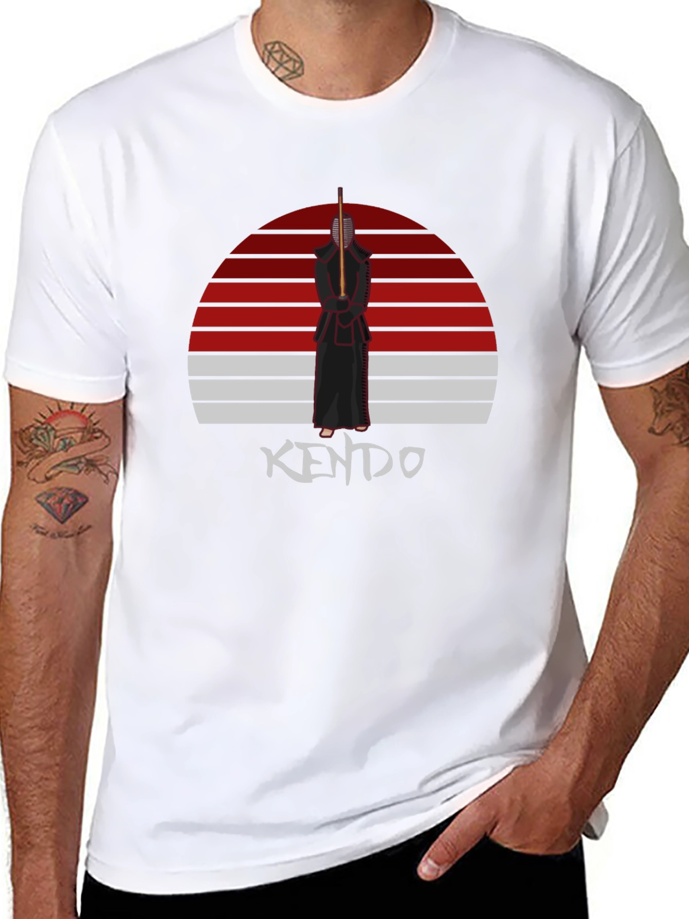 Kendo Sunset T-Shirt - Martial Arts Style