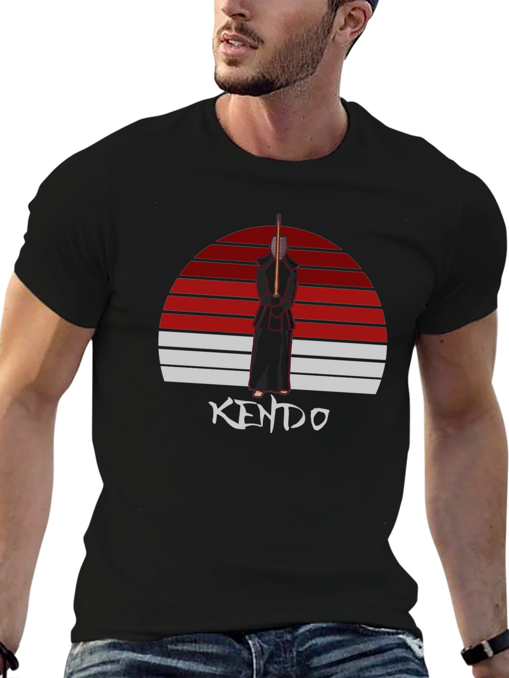 Kendo Sunset T-Shirt - Martial Arts Style