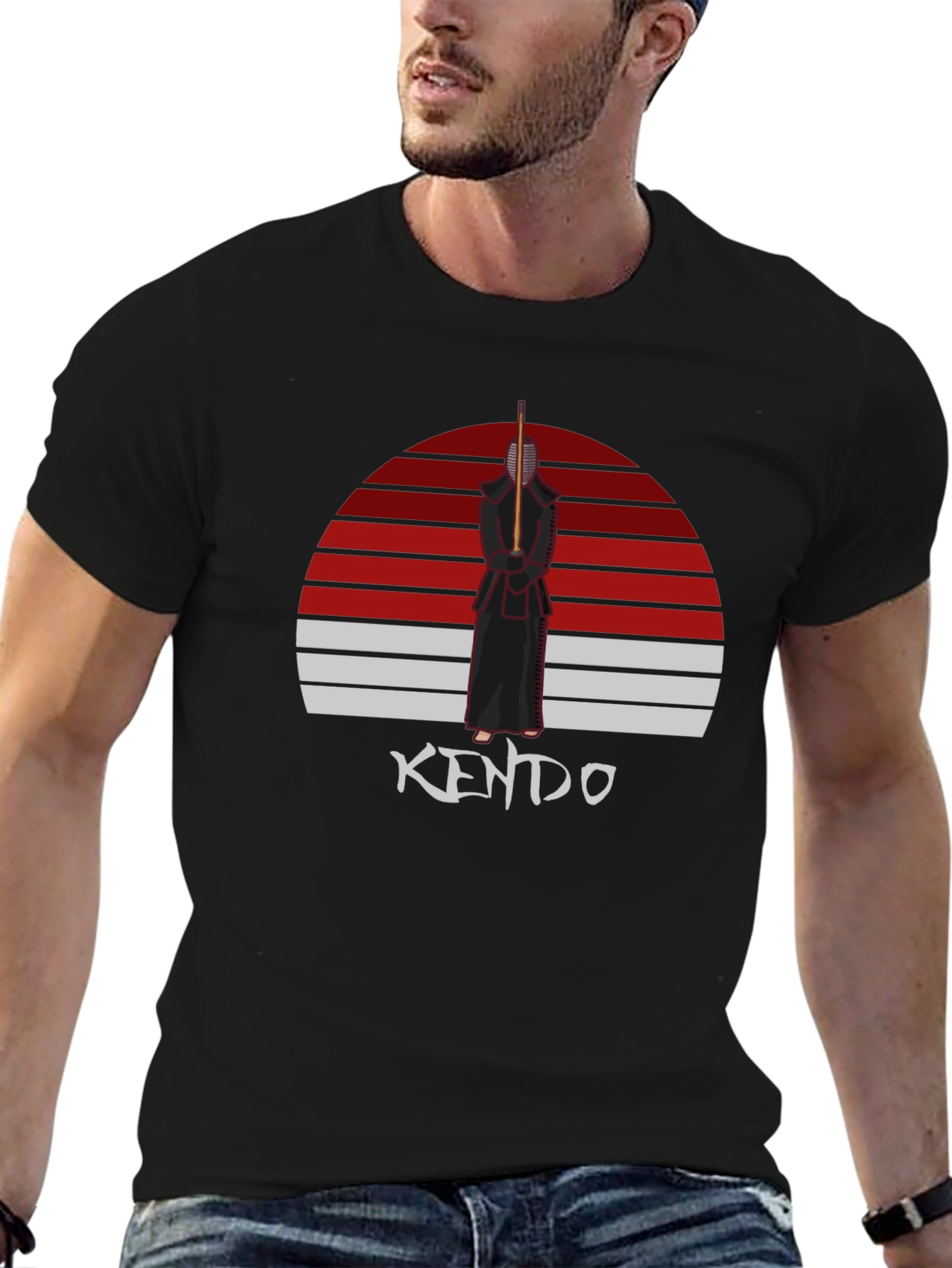 Kendo Sunset T-Shirt - Martial Arts Style