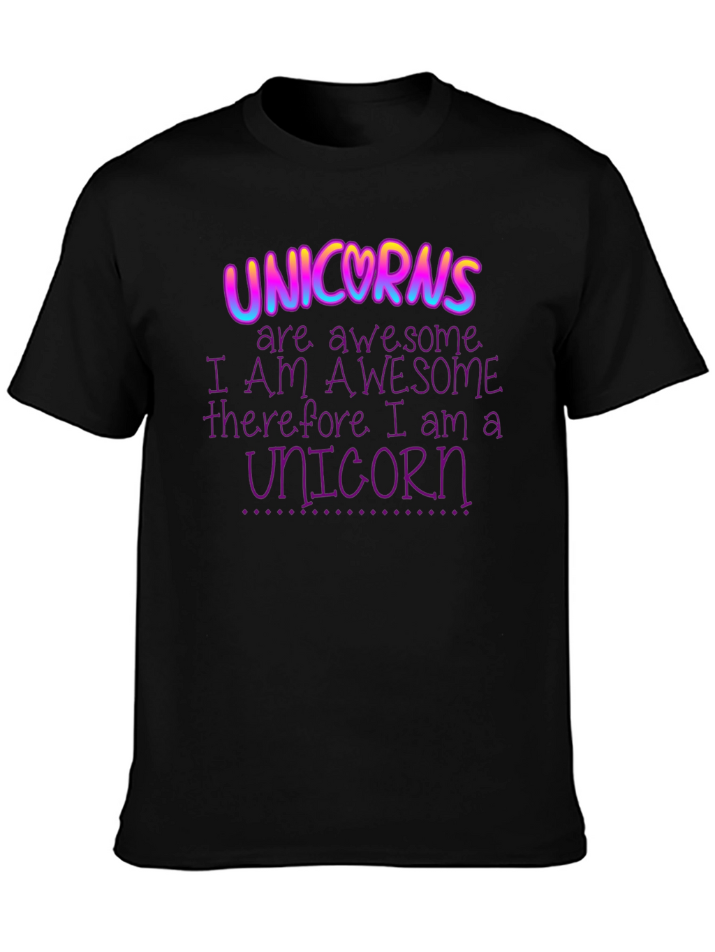 Unicorns are Awesome Graphic T-Shirt