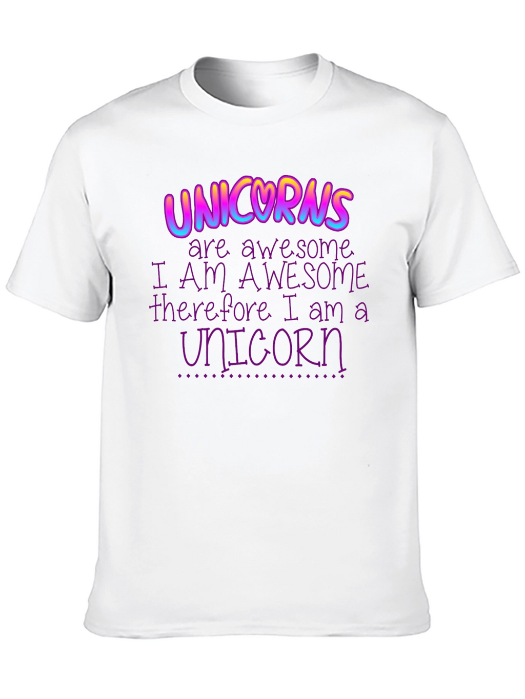 Unicorns are Awesome Graphic T-Shirt