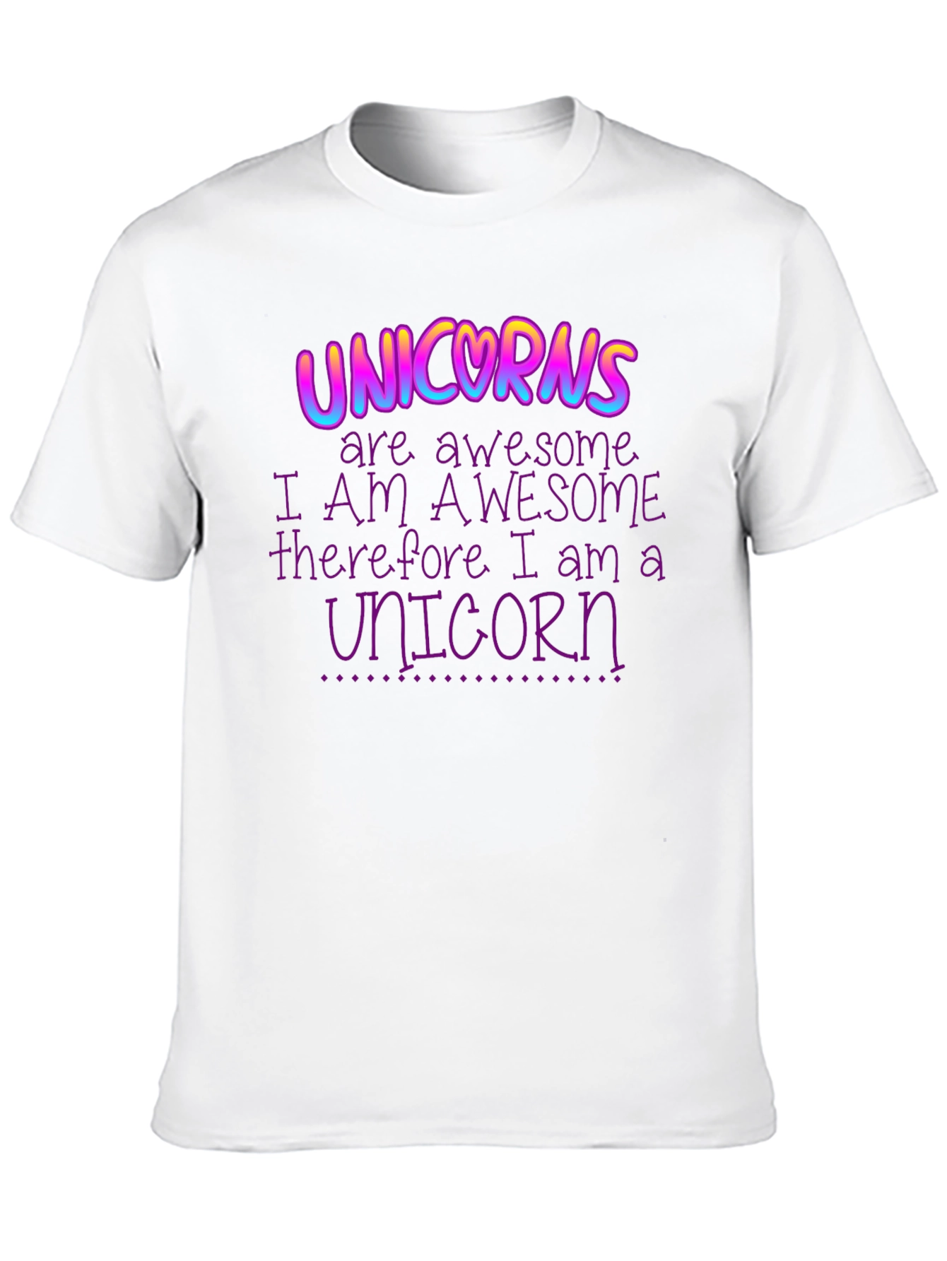 Unicorns are Awesome Graphic T-Shirt