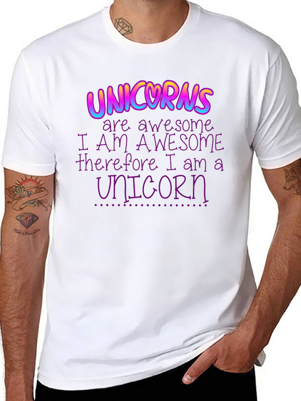 Unicorns are Awesome Graphic T-Shirt