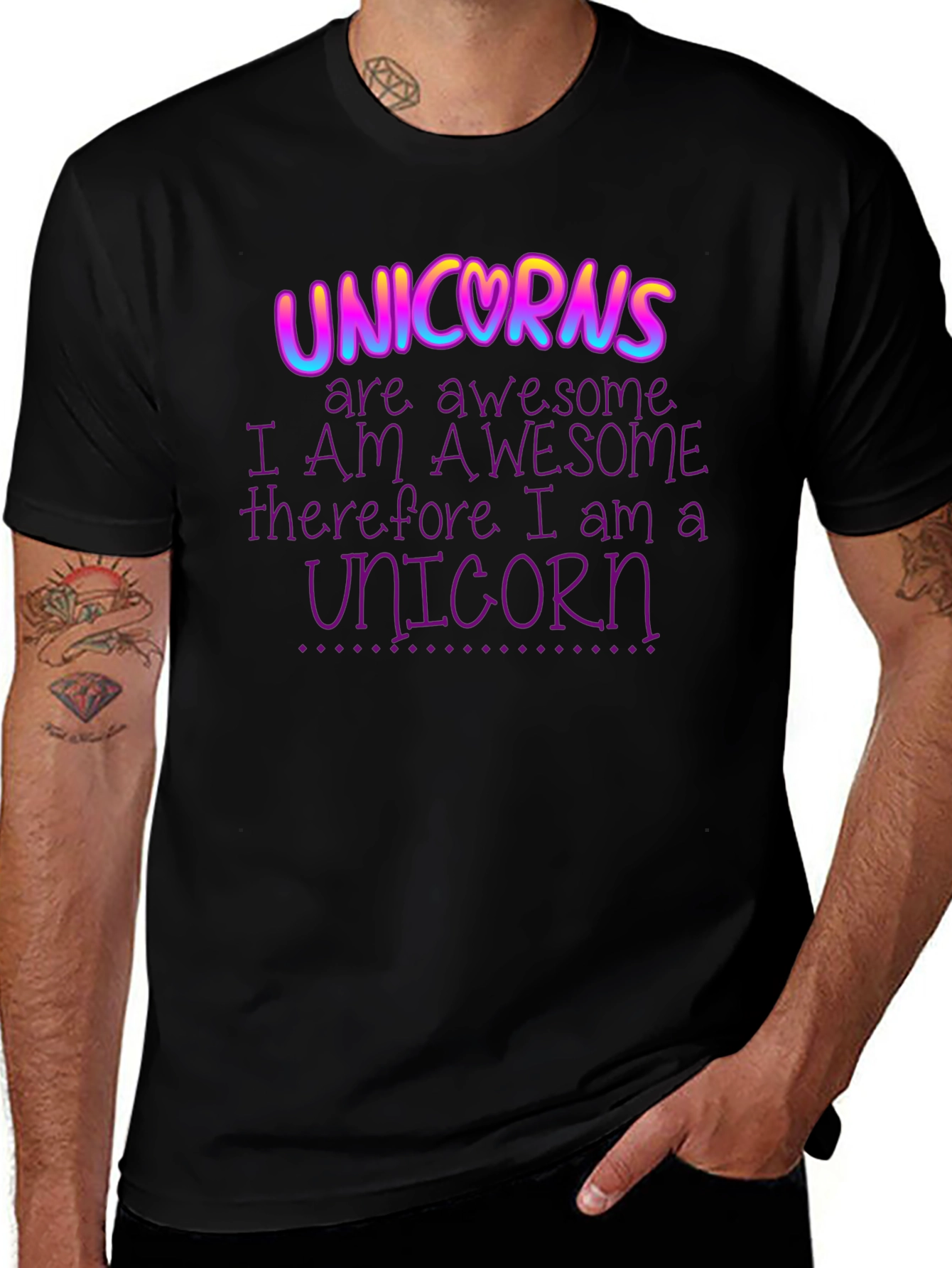 Unicorns are Awesome Graphic T-Shirt