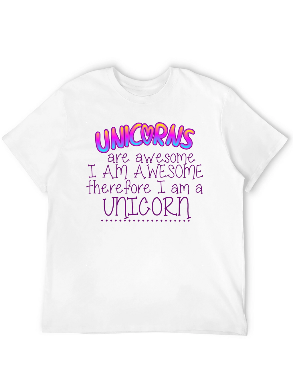 Unicorns are Awesome Graphic T-Shirt