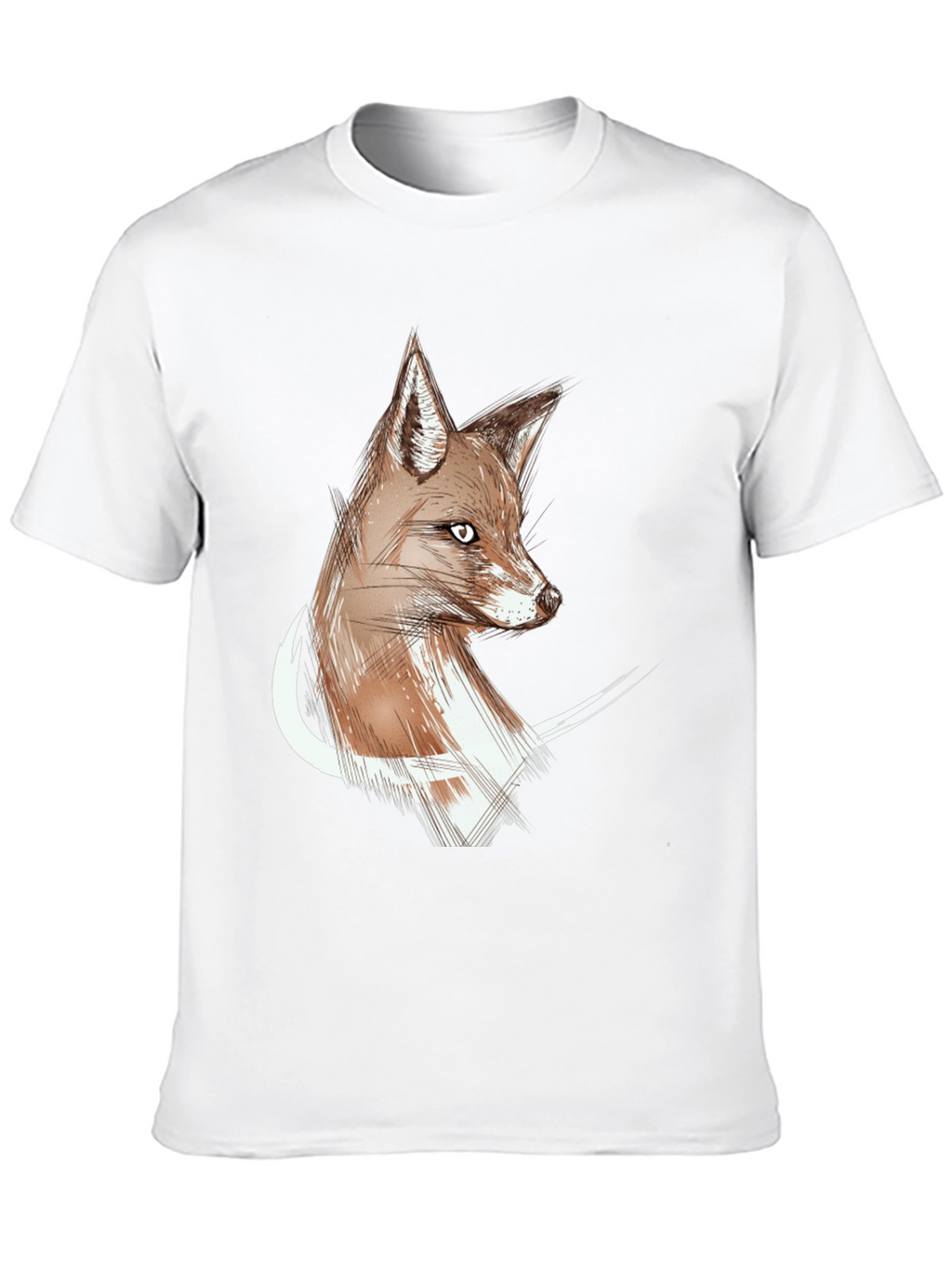 Fox Sketch Graphic Tee - Stylish Unisex T-Shirt