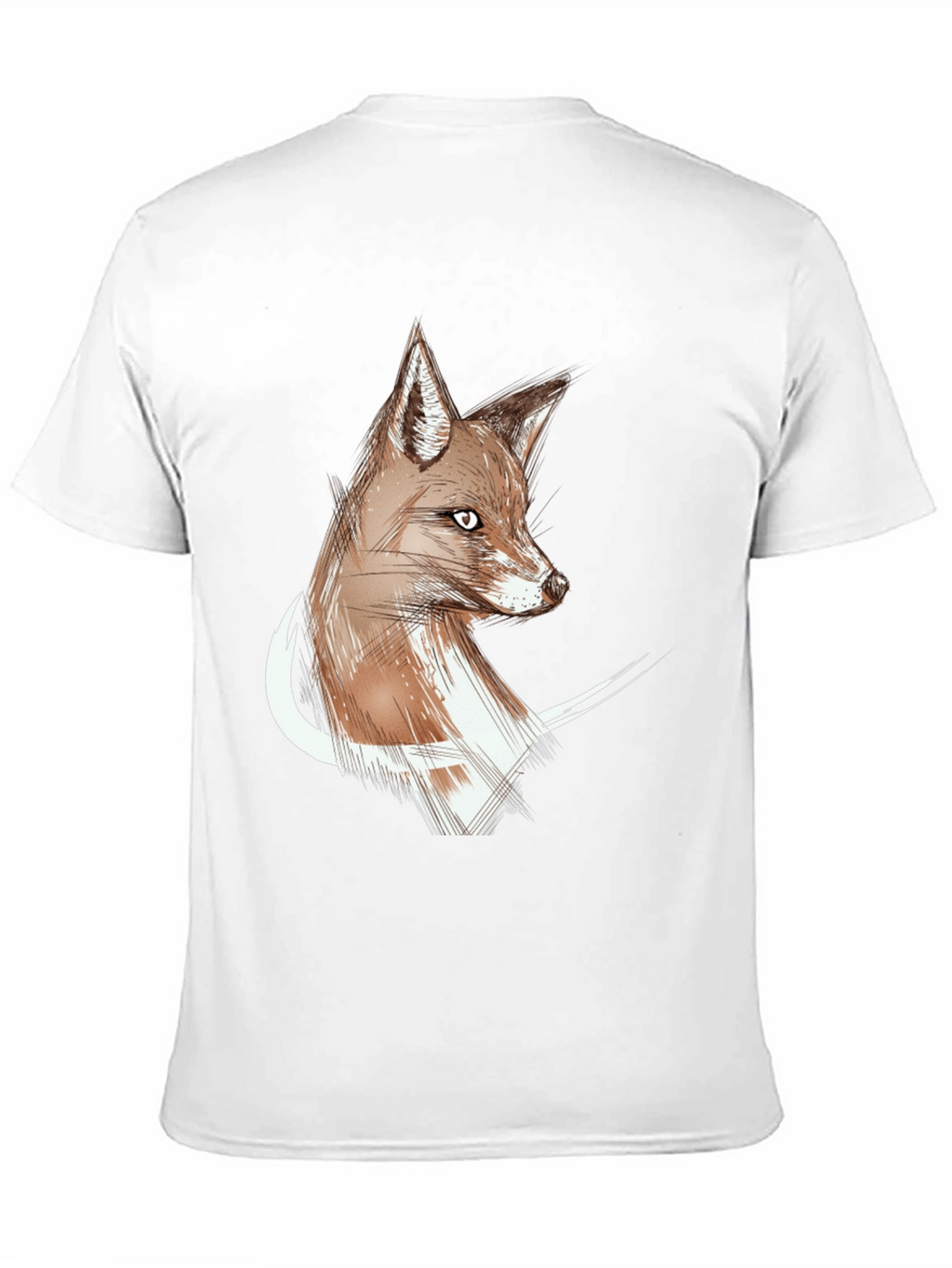 Fox Sketch Graphic Tee - Stylish Unisex T-Shirt