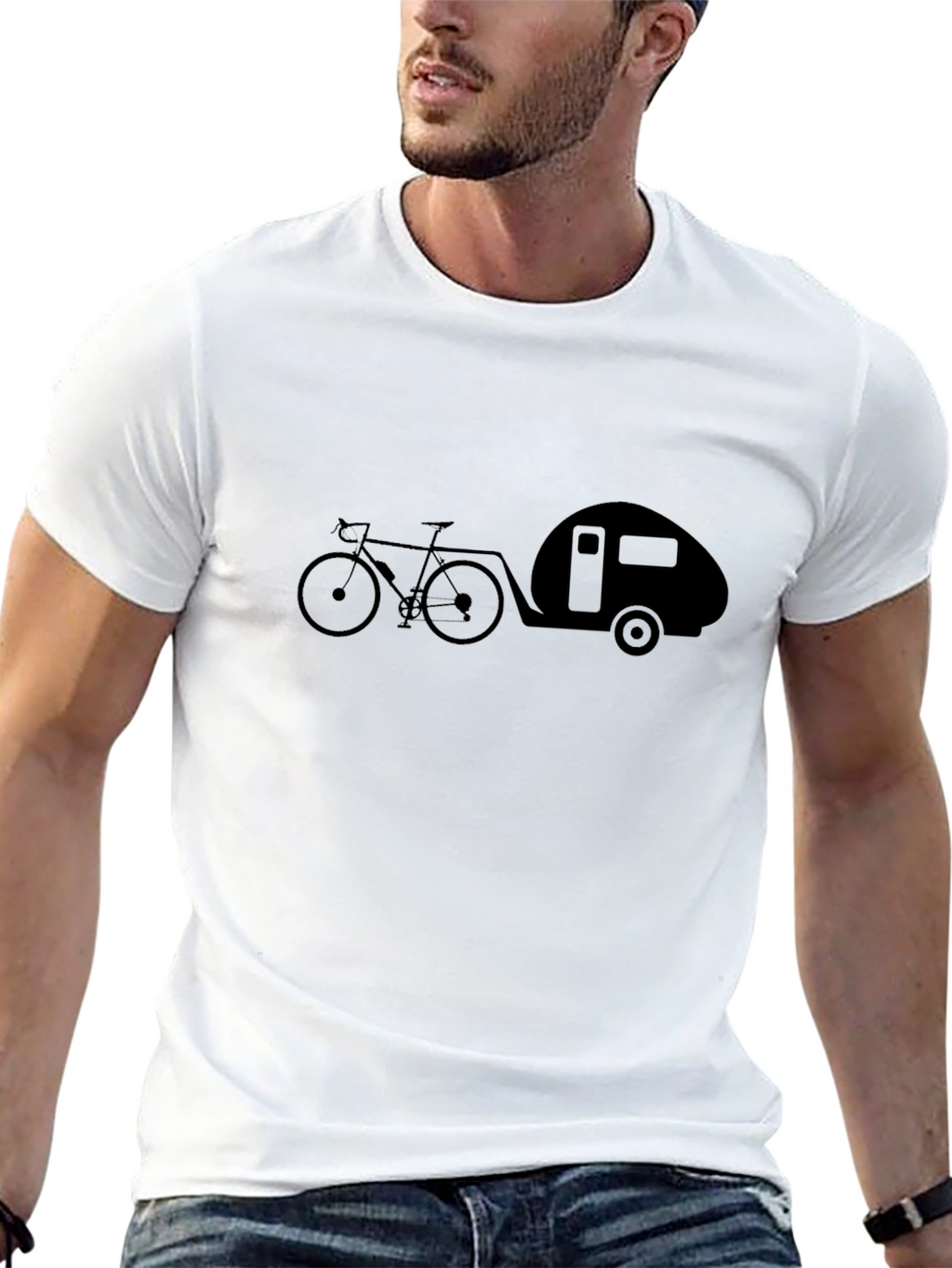 Bike Camper Tee - Cycle Adventure Apparel