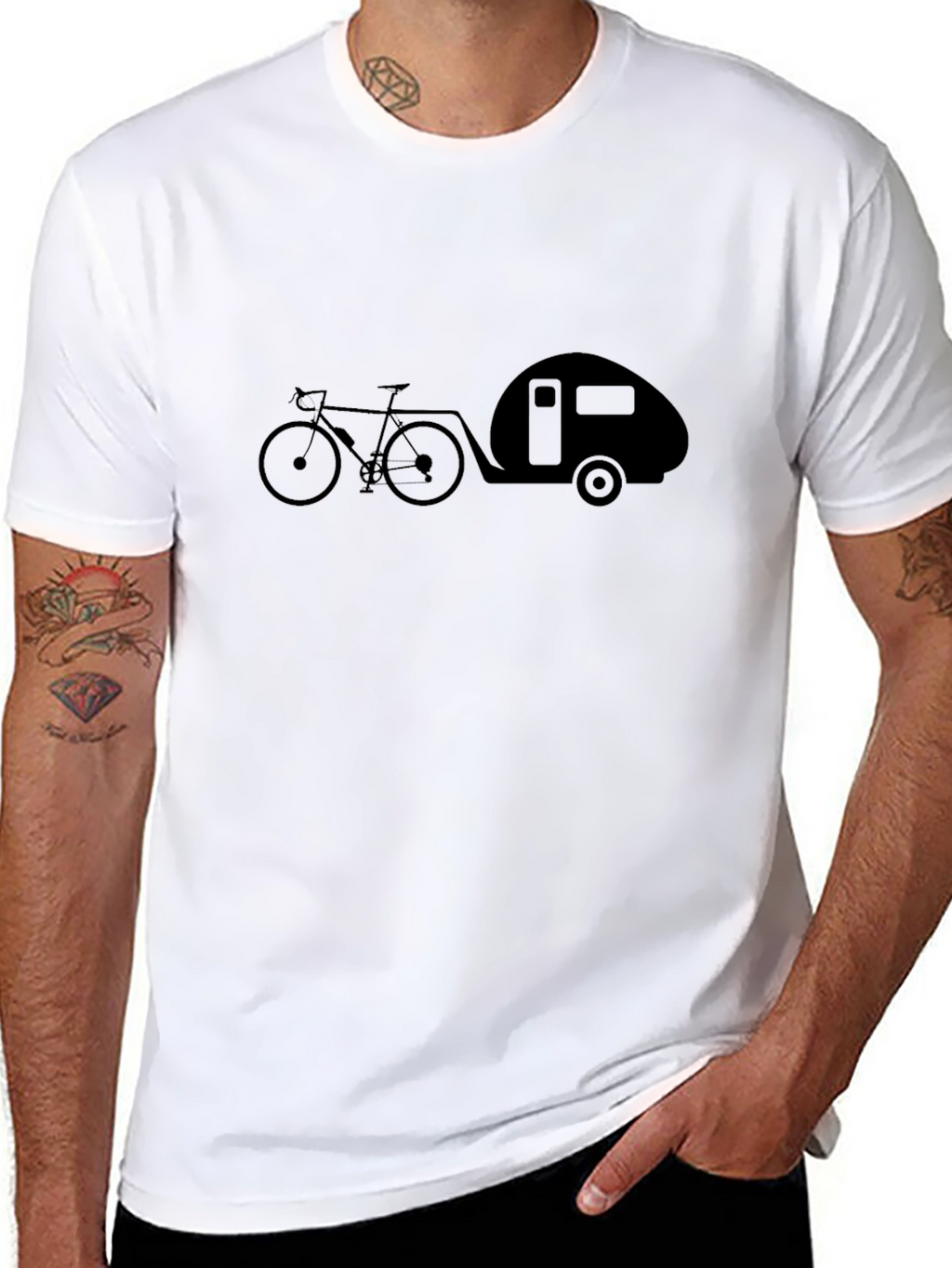 Bike Camper Tee - Cycle Adventure Apparel