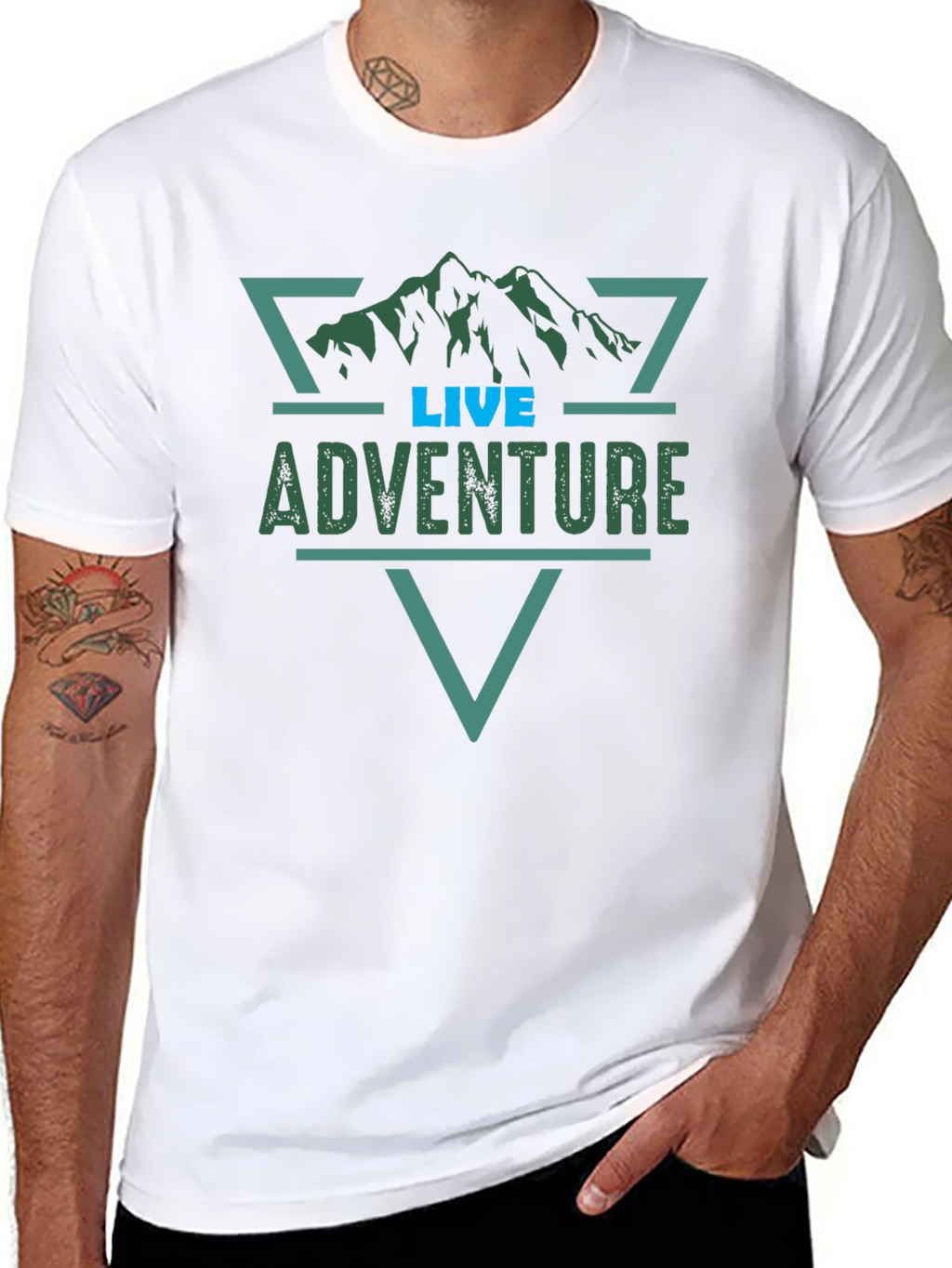 Live Adventure Mountain Graphic Tee