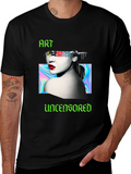 Edgy Art Uncensored Graphic Tee - Unisex