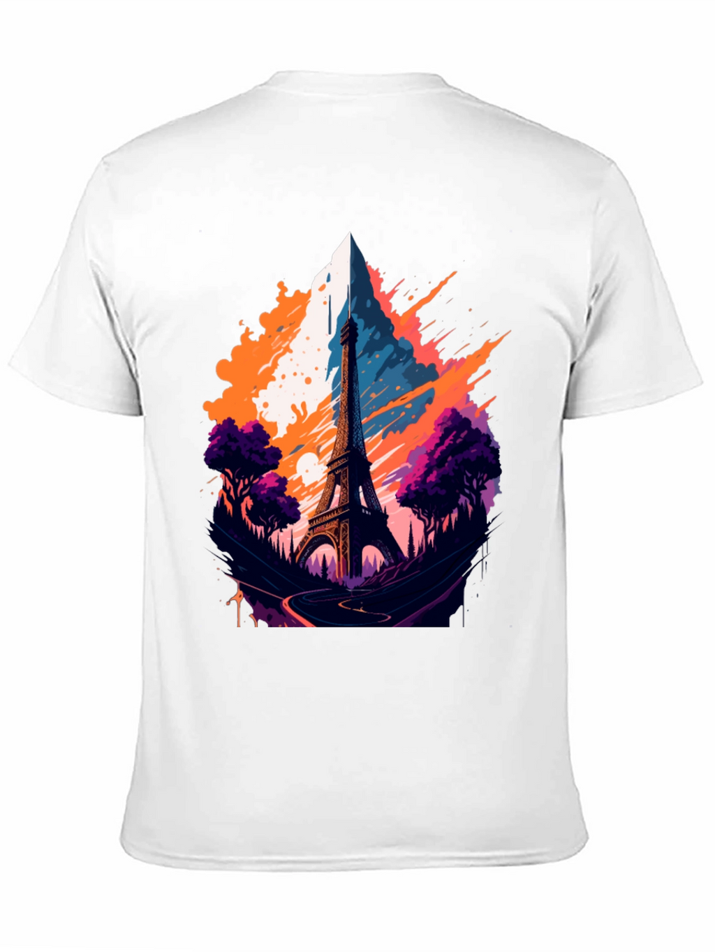 Eiffel Tower Graphic T-Shirt - Paris Landmark Tee