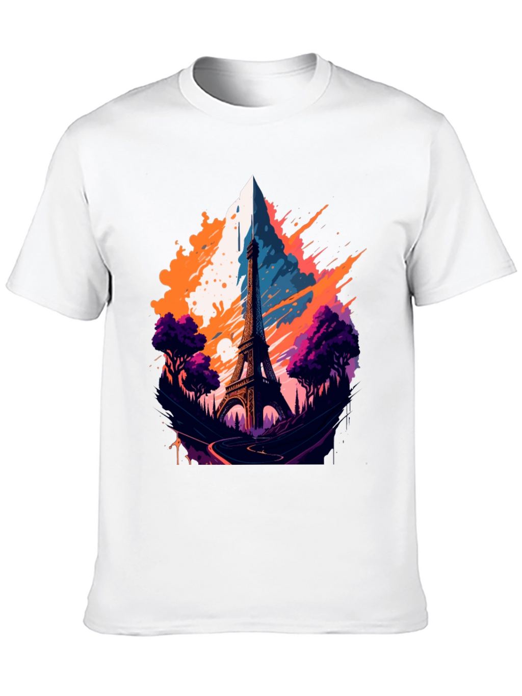 Eiffel Tower Graphic T-Shirt - Paris Landmark Tee