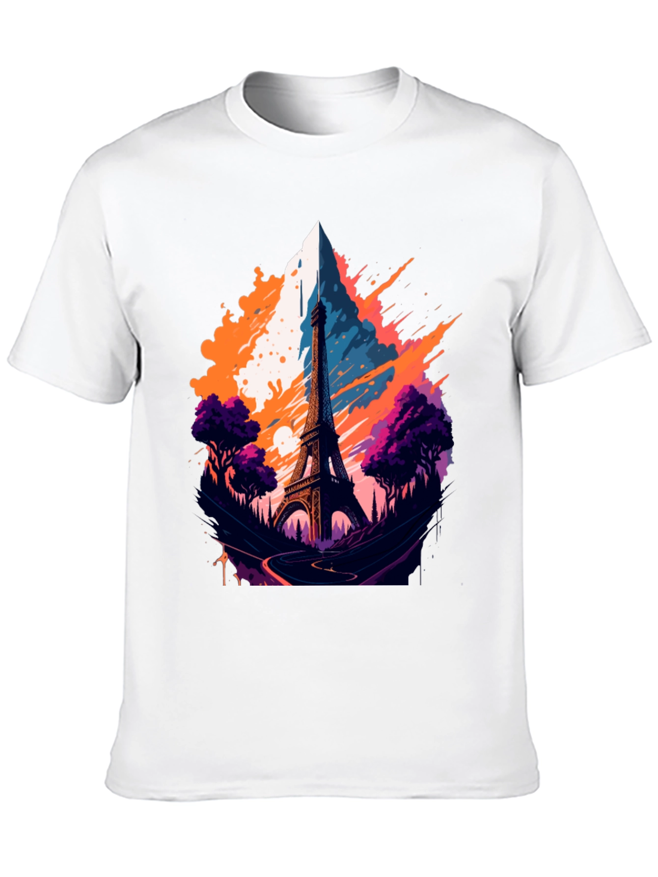 Eiffel Tower Graphic T-Shirt - Paris Landmark Tee
