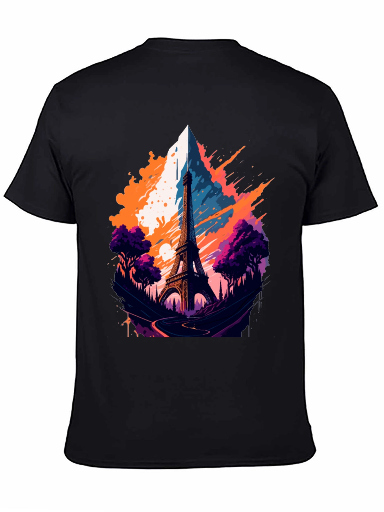 Eiffel Tower Graphic T-Shirt - Paris Landmark Tee