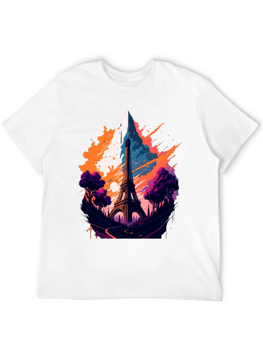 Eiffel Tower Graphic T-Shirt - Paris Landmark Tee