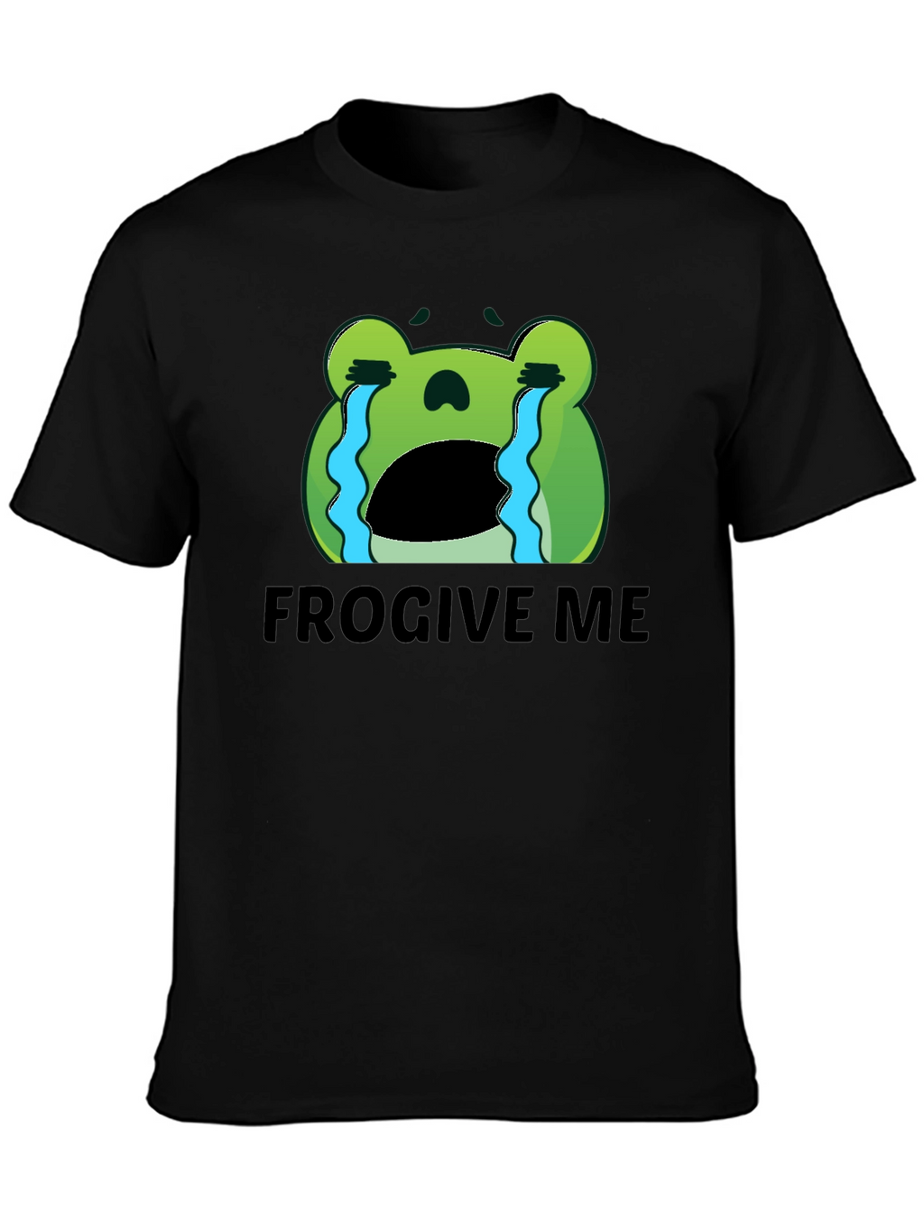 Frogive Me Funny Frog Graphic T-Shirt