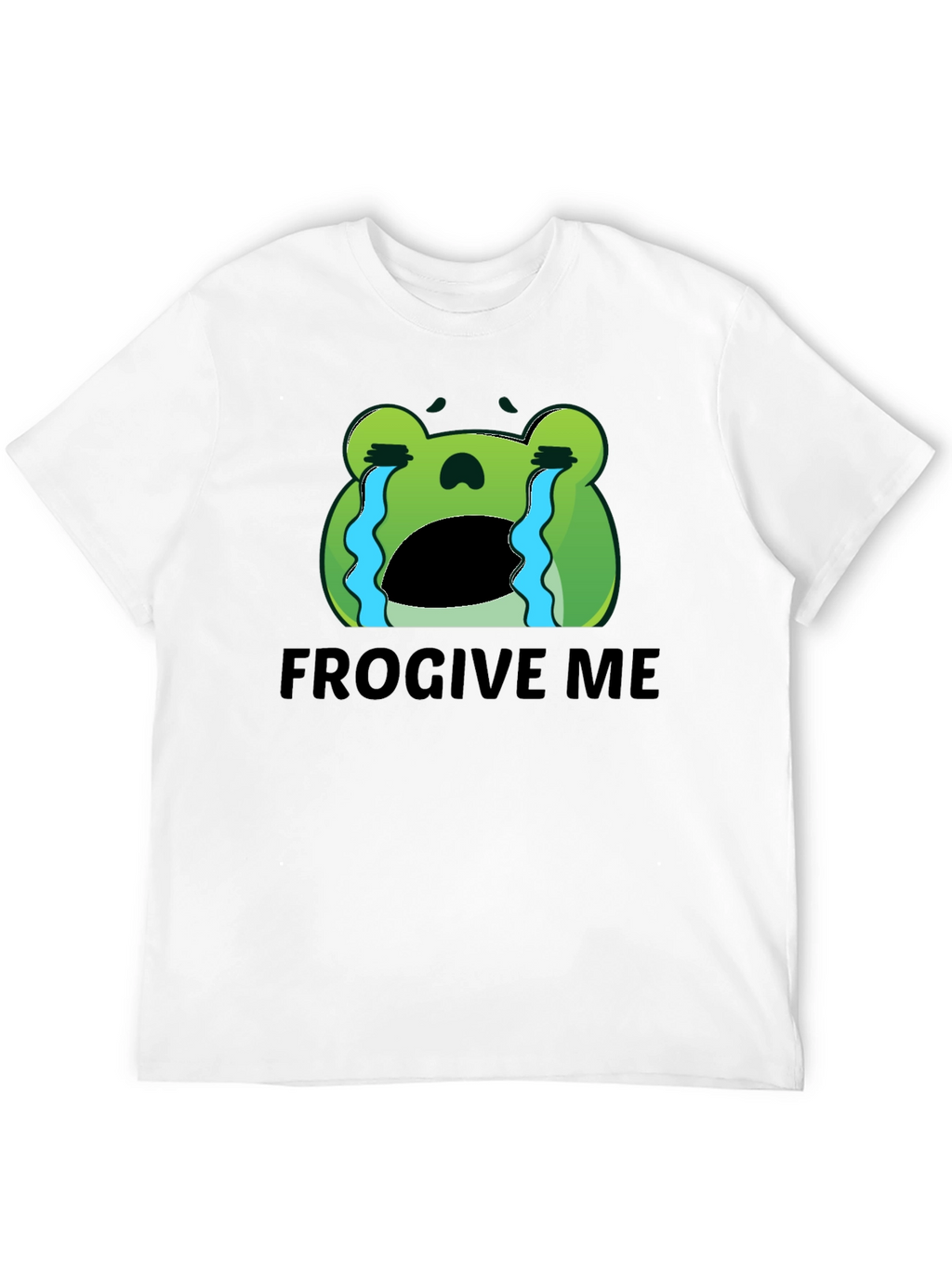 Frogive Me Funny Frog Graphic T-Shirt