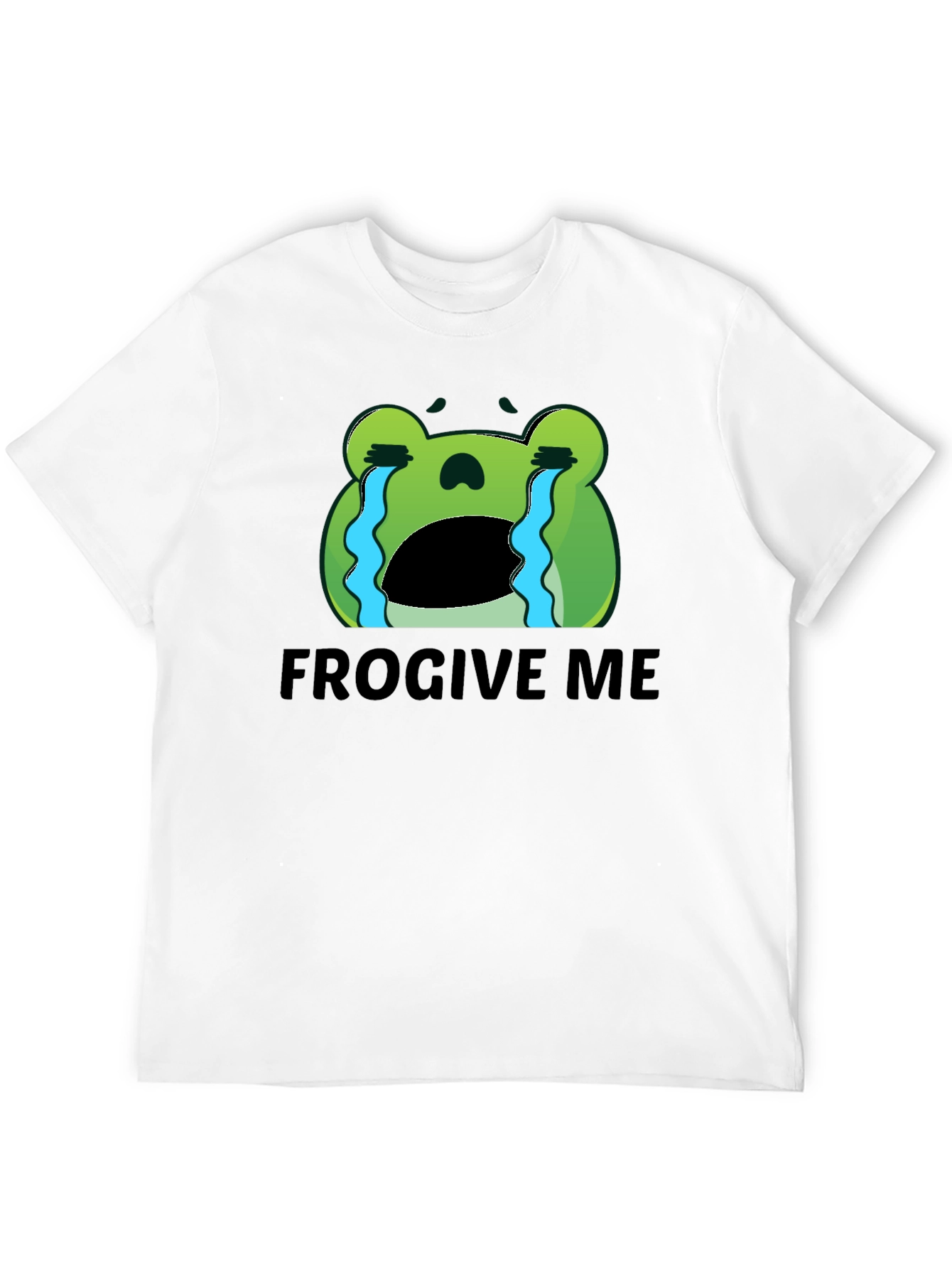 Frogive Me Funny Frog Graphic T-Shirt
