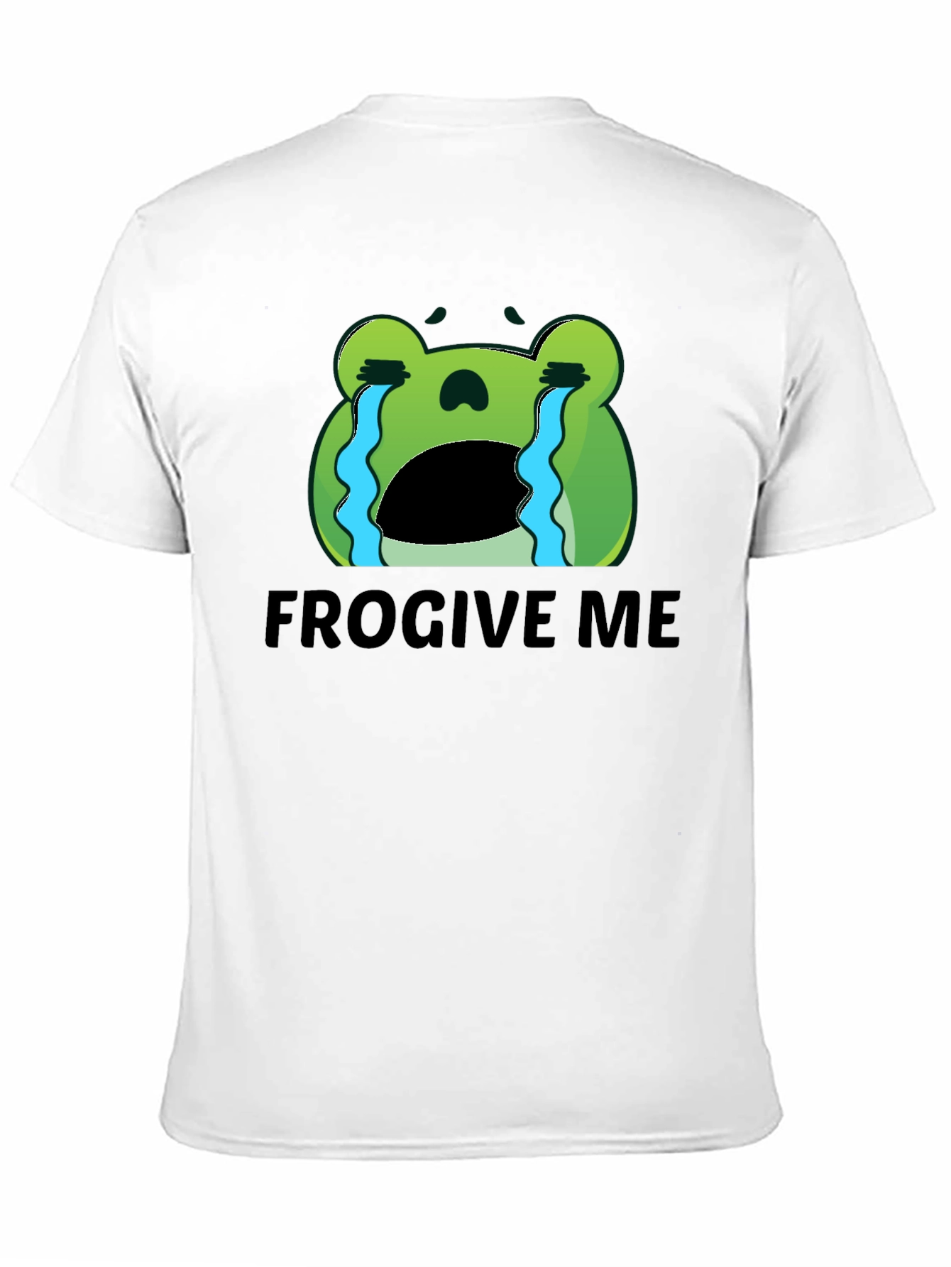 Frogive Me Funny Frog Graphic T-Shirt