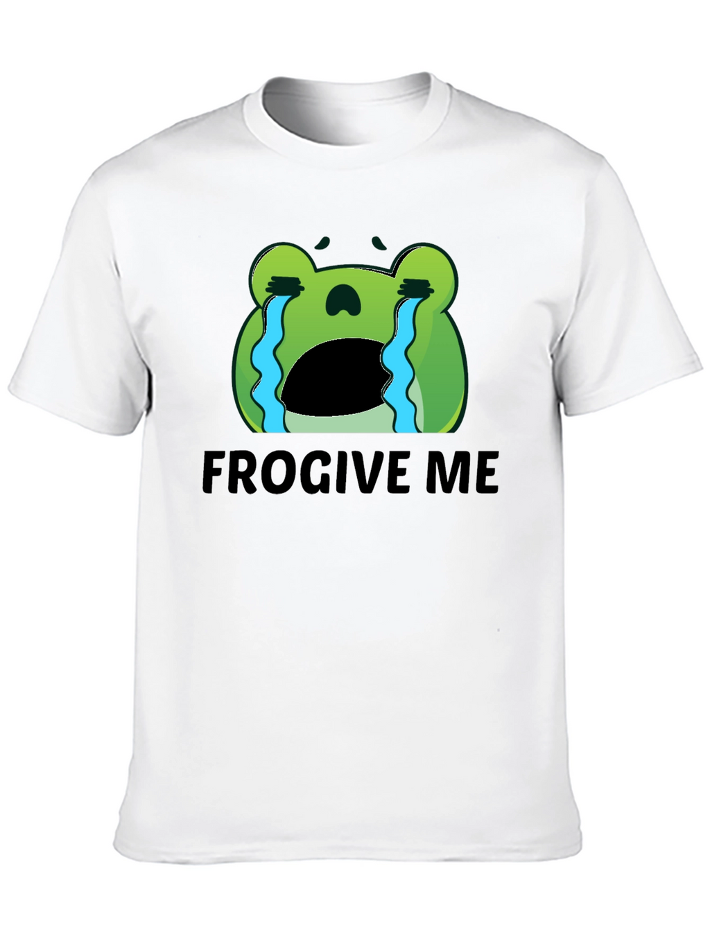 Frogive Me Funny Frog Graphic T-Shirt