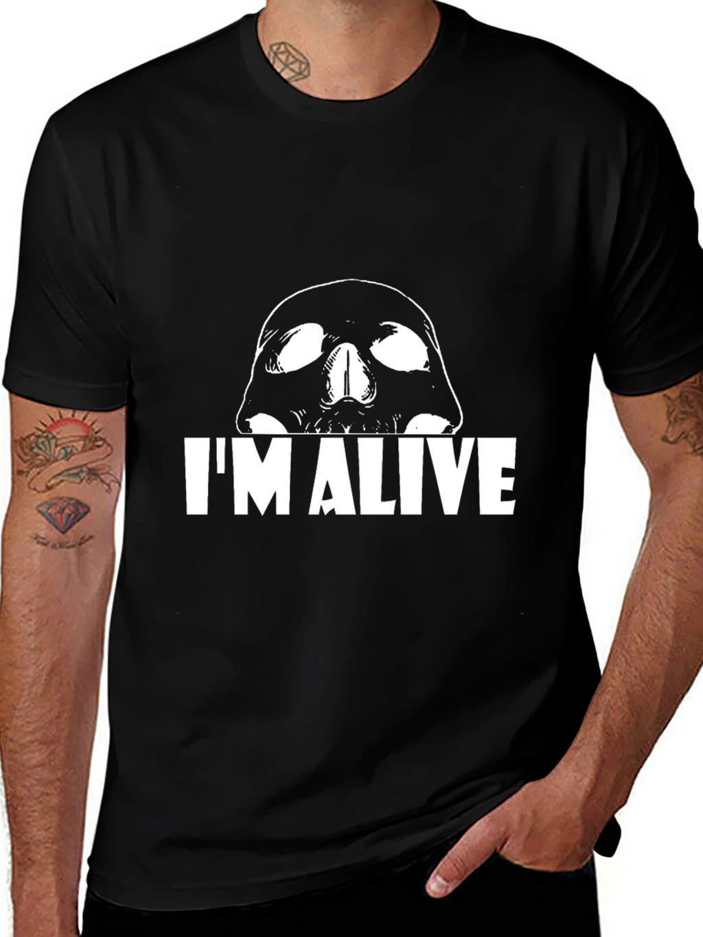 Im Alive T-Shirt - Skull Graphic Tee