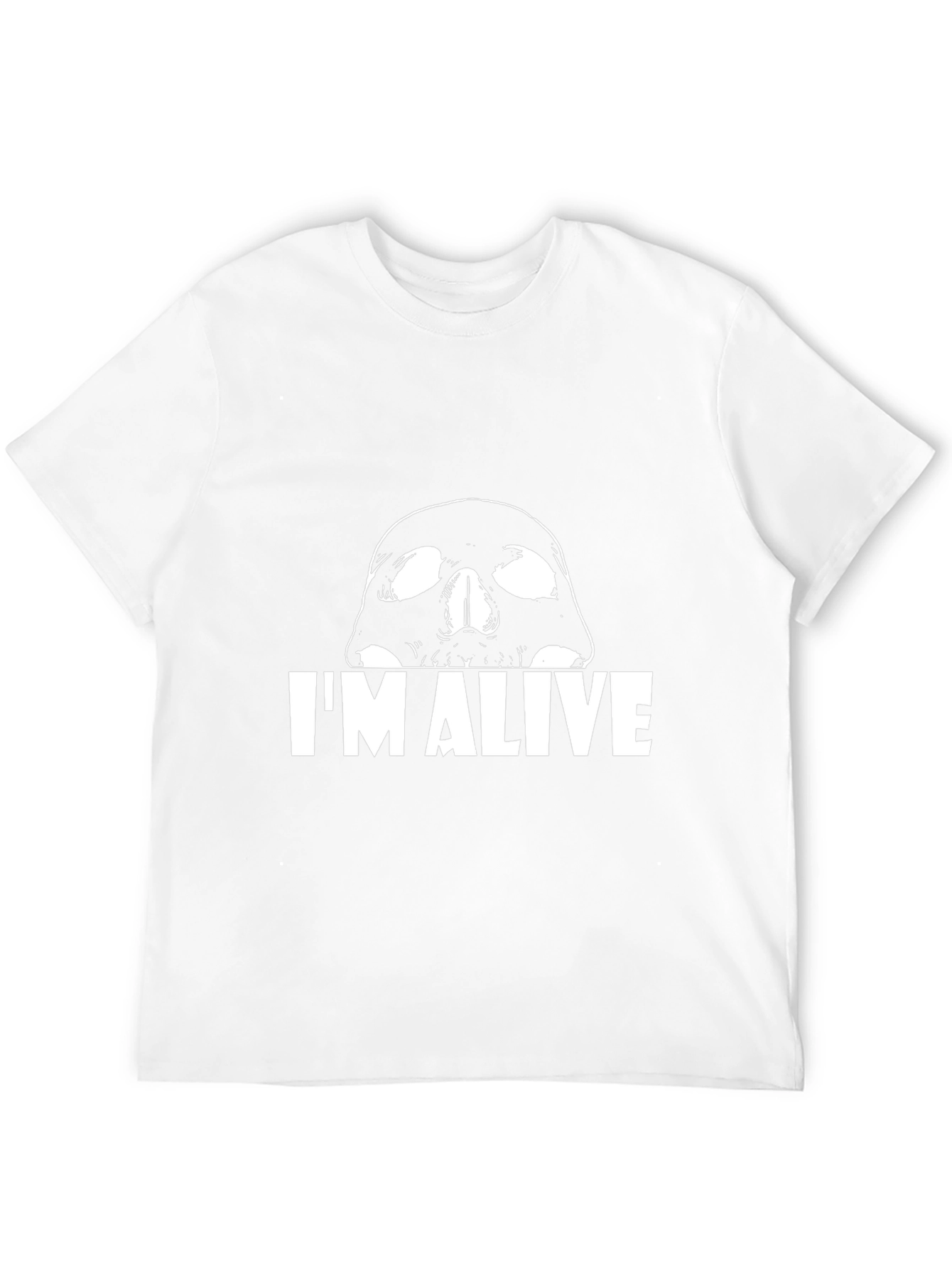 Im Alive T-Shirt - Skull Graphic Tee