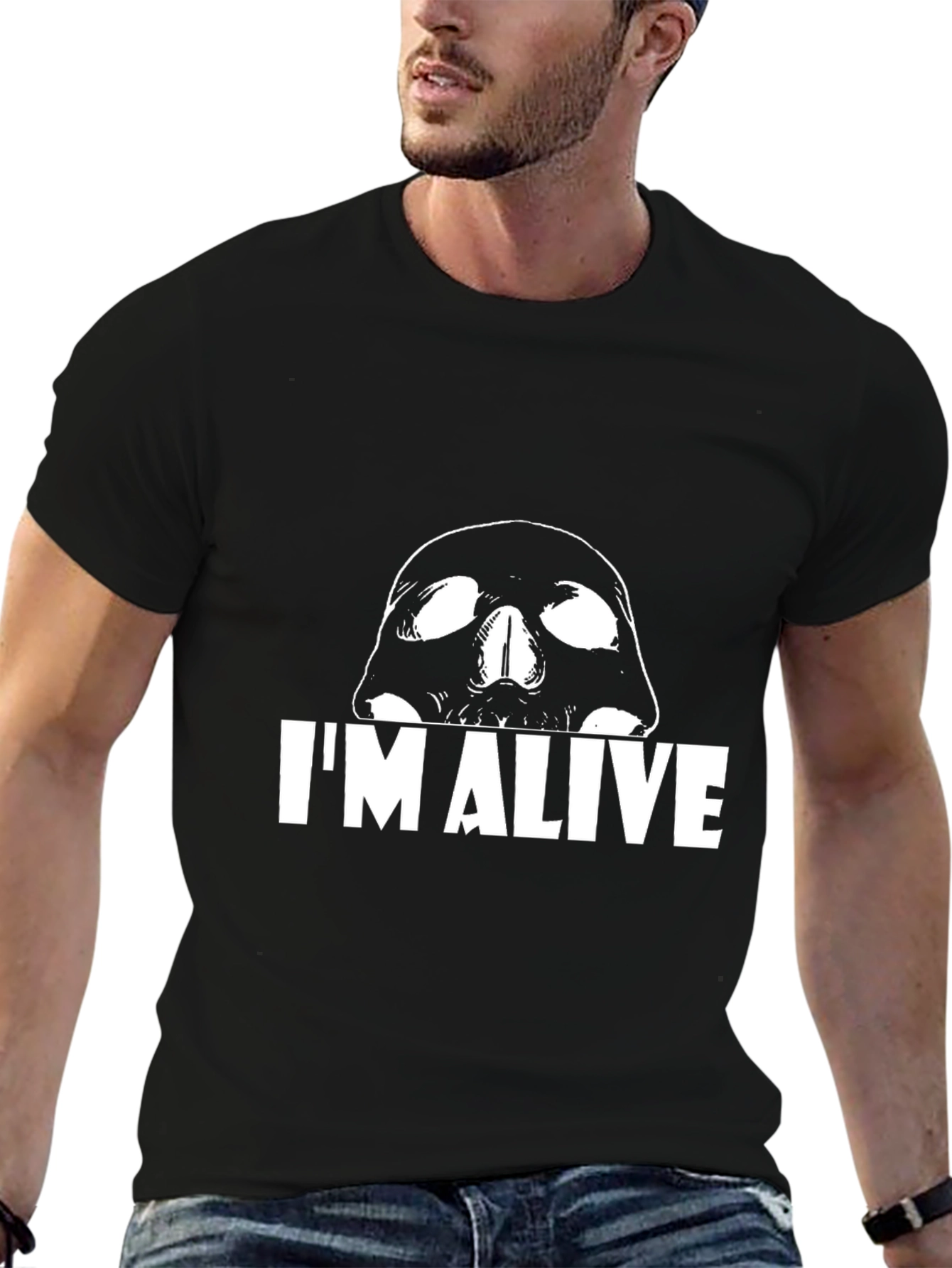 Im Alive T-Shirt - Skull Graphic Tee