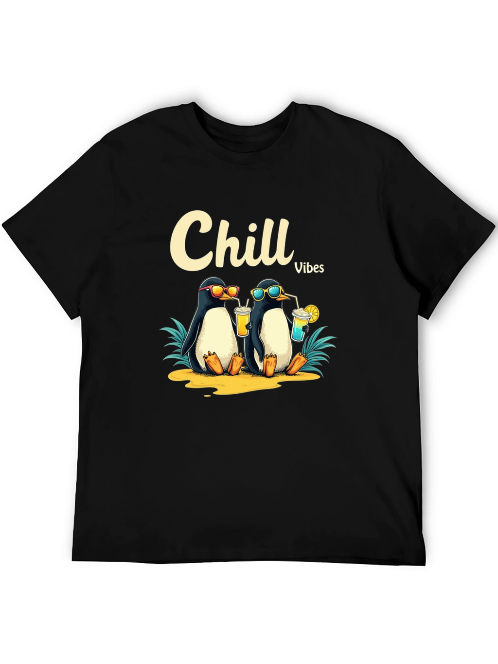 Chill Vibes Penguin Graphic Tee